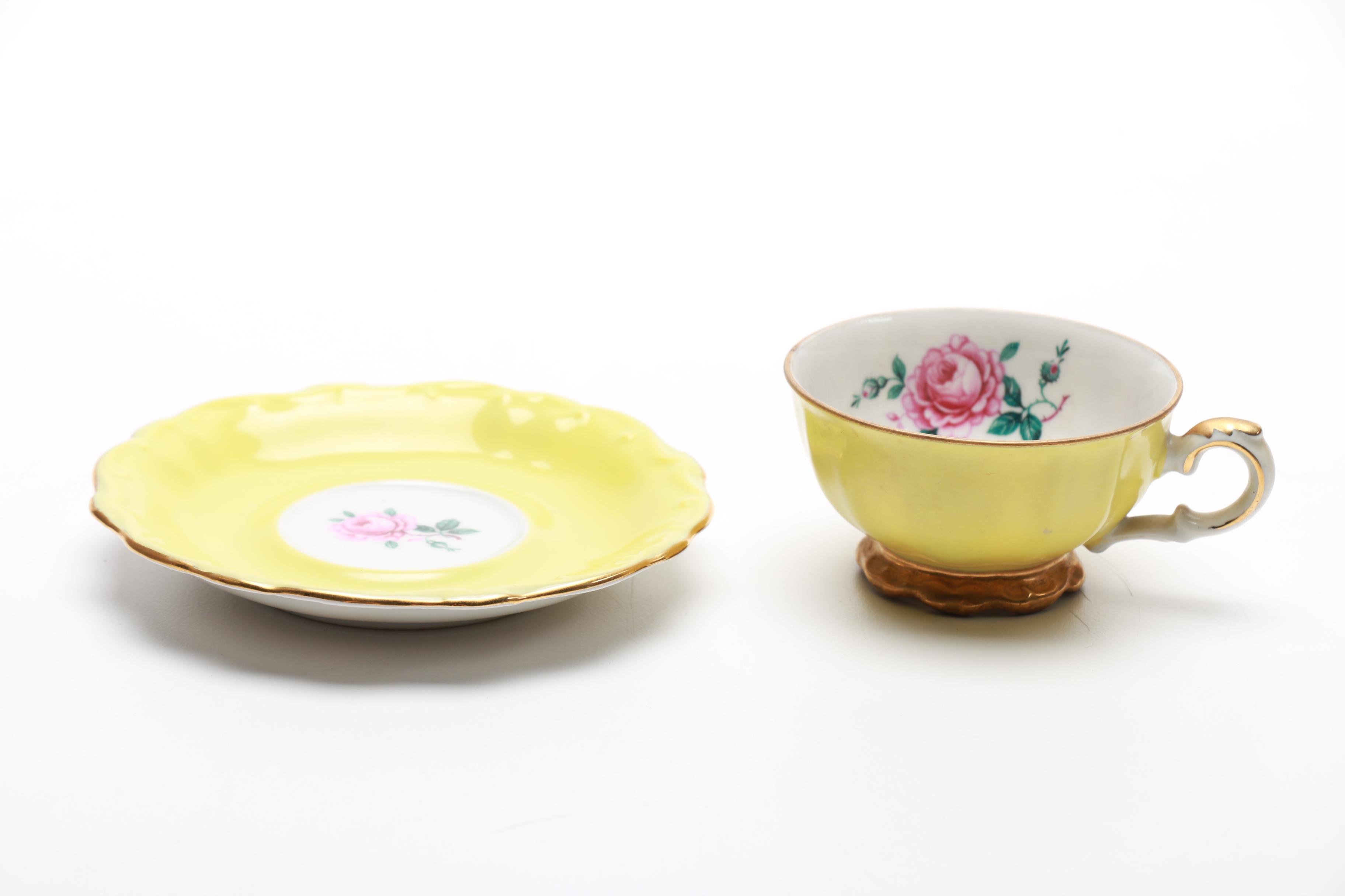 Teacups and Saucers Featuring Bareuther