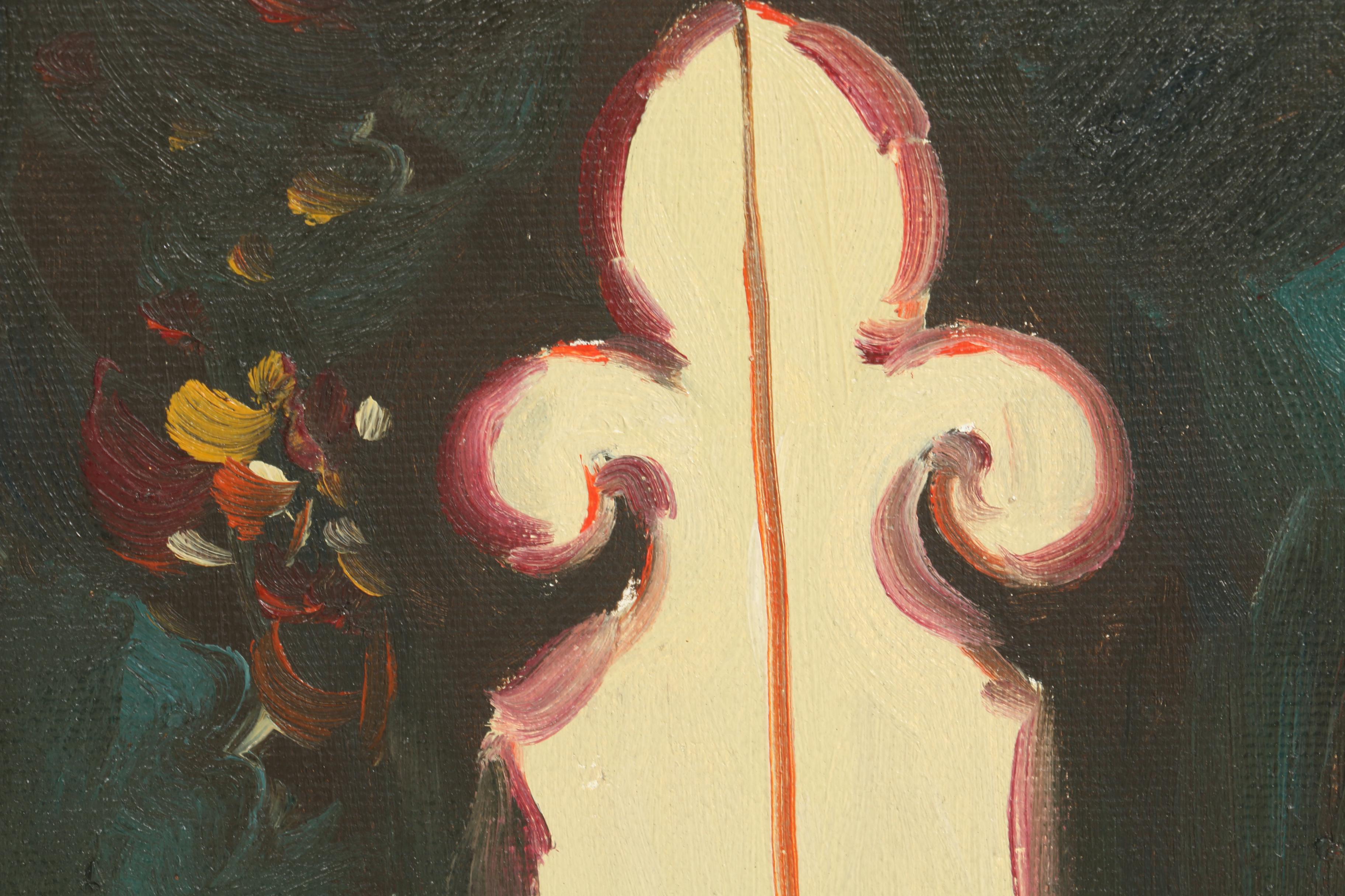 Tang Ping Oil Painting on Canvas of Child Eating