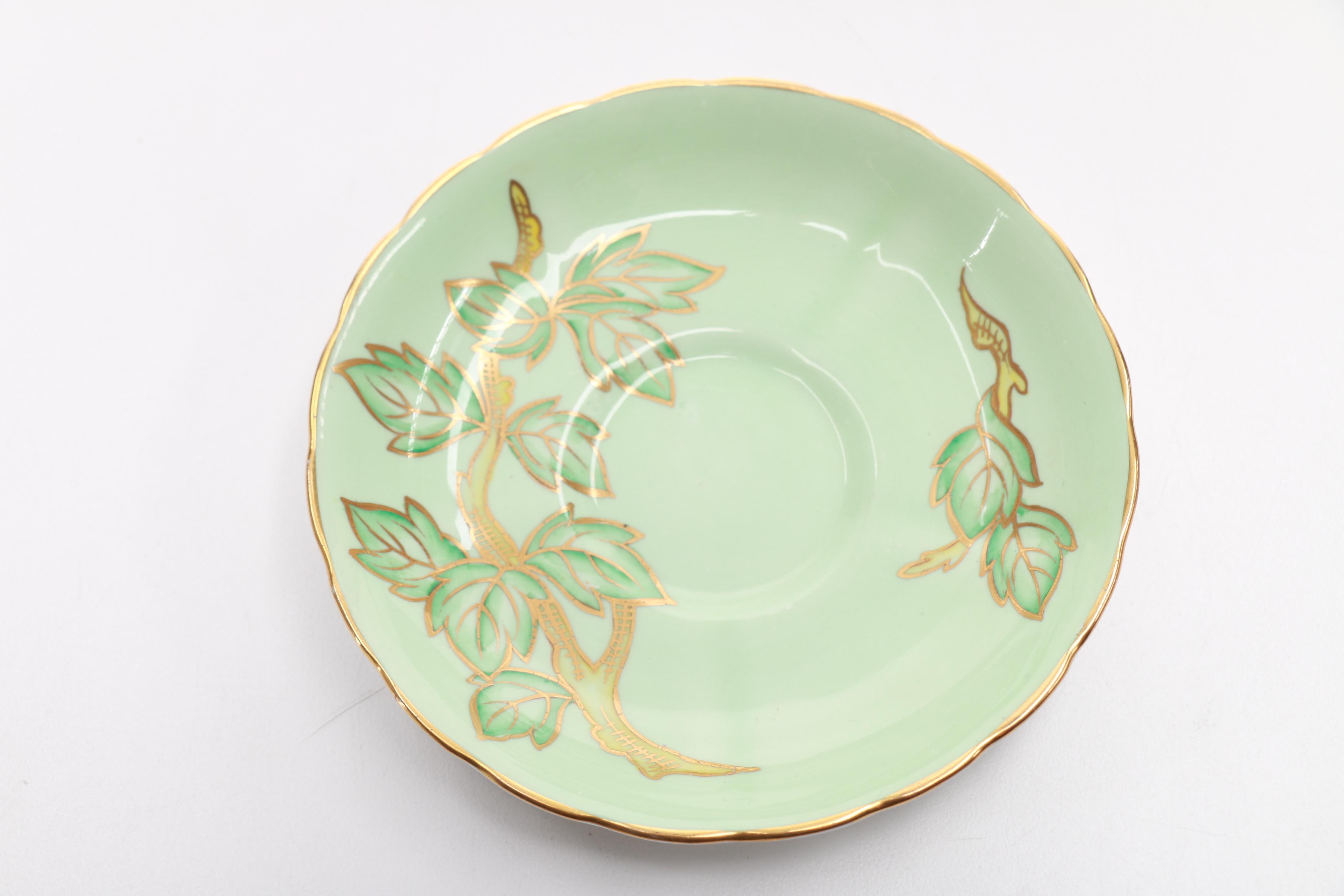 Collection of Bone China Teacups and Saucers