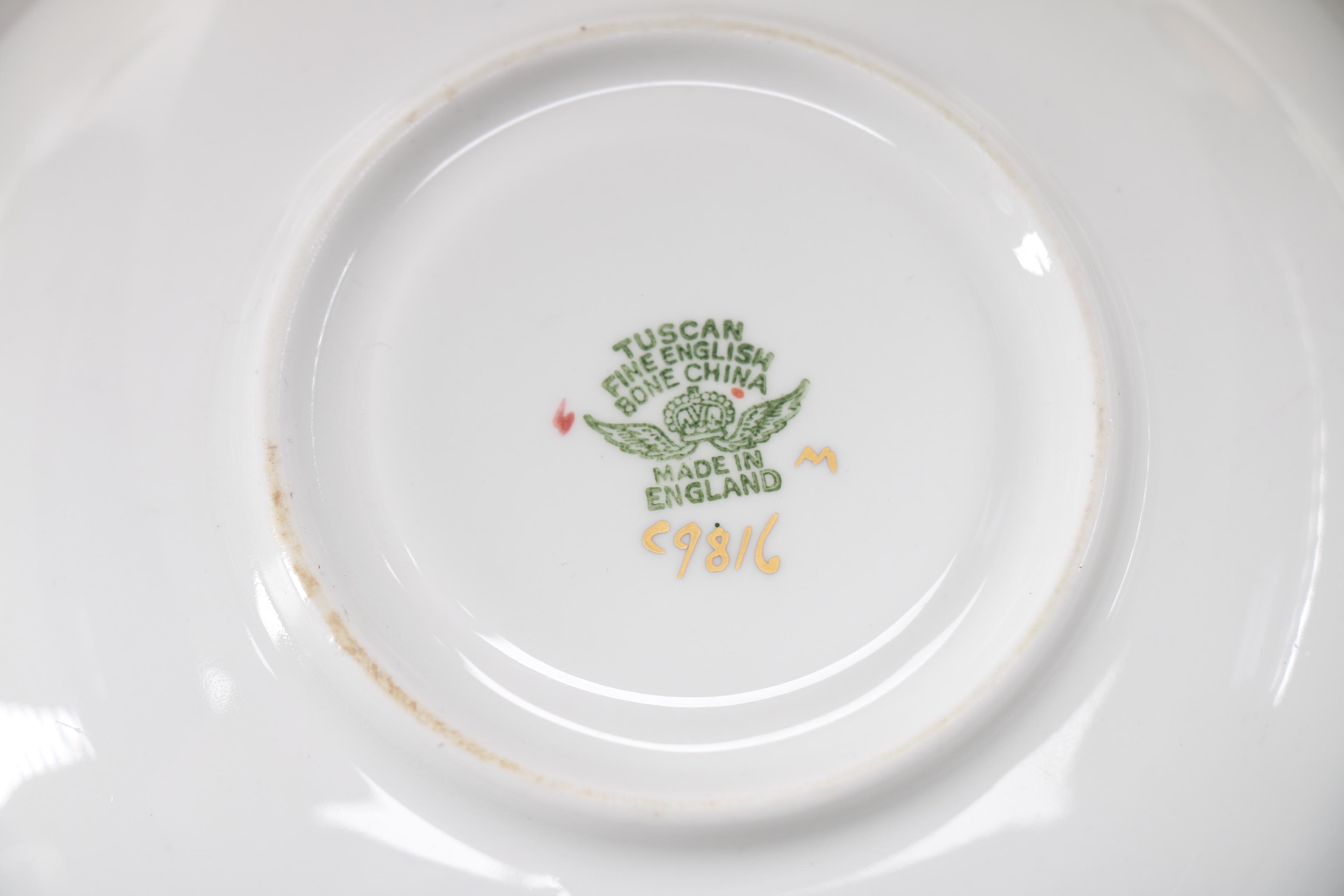 Collection of Bone China Teacups and Saucers