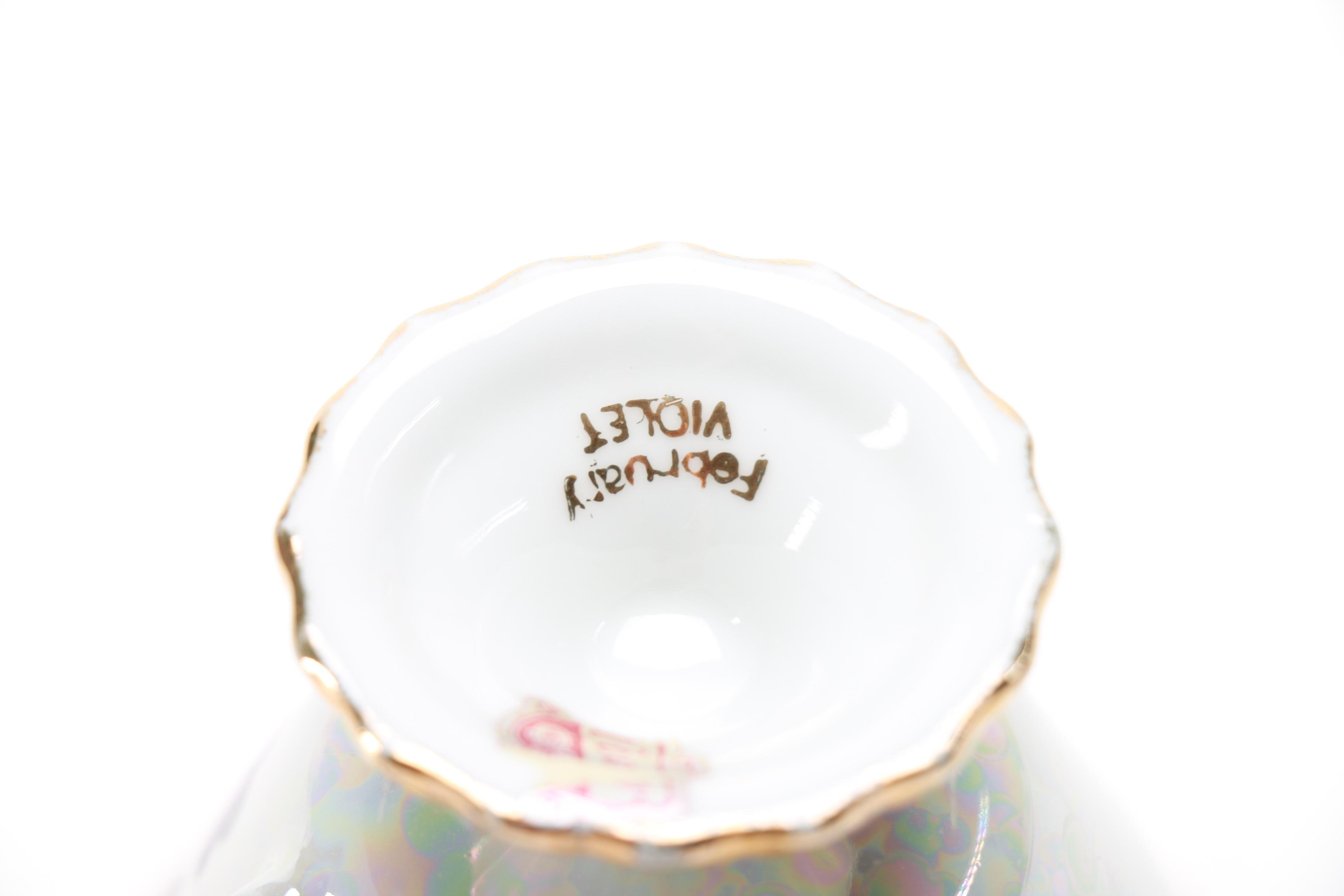 Collection of Bone China Teacups and Saucers