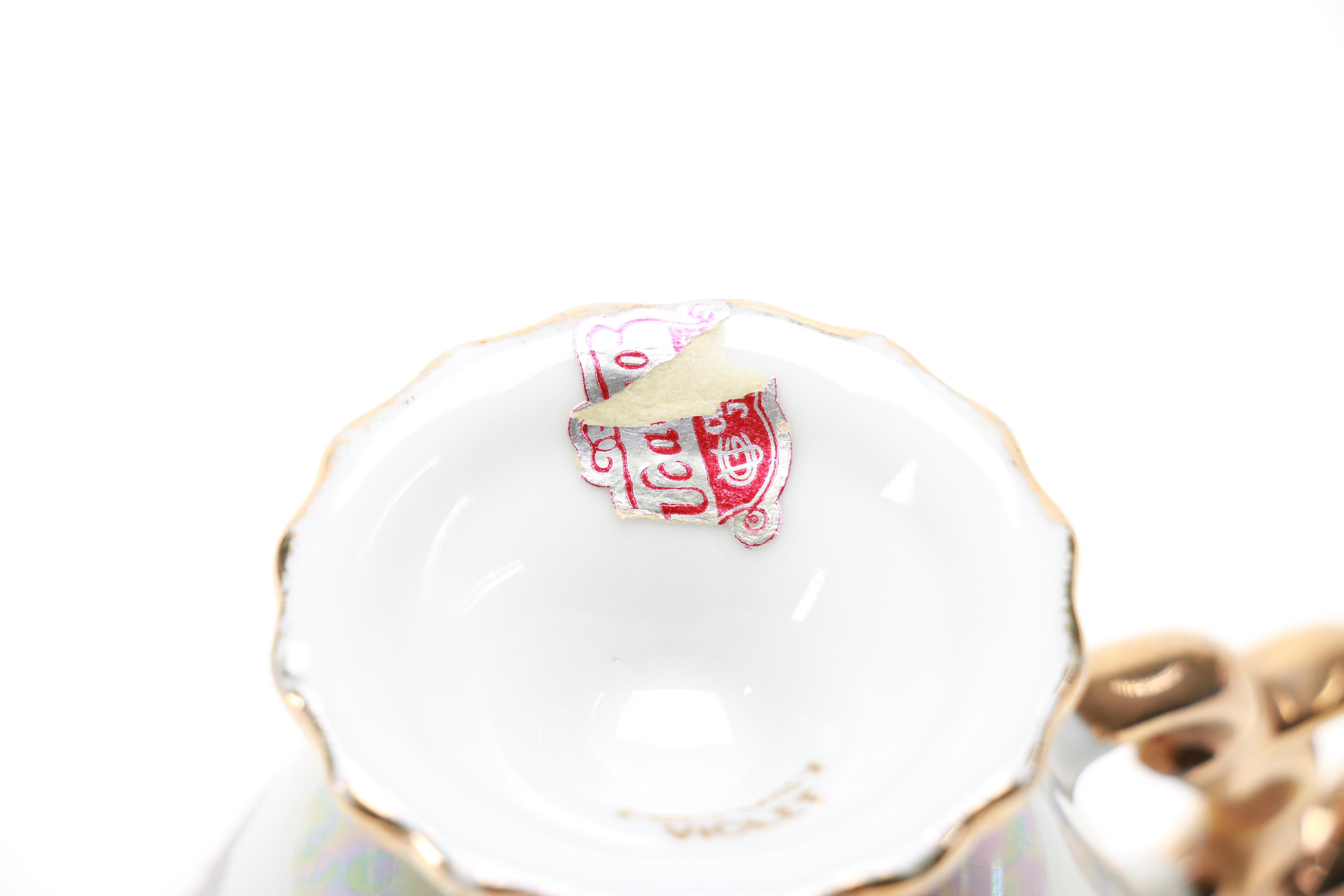 Collection of Bone China Teacups and Saucers