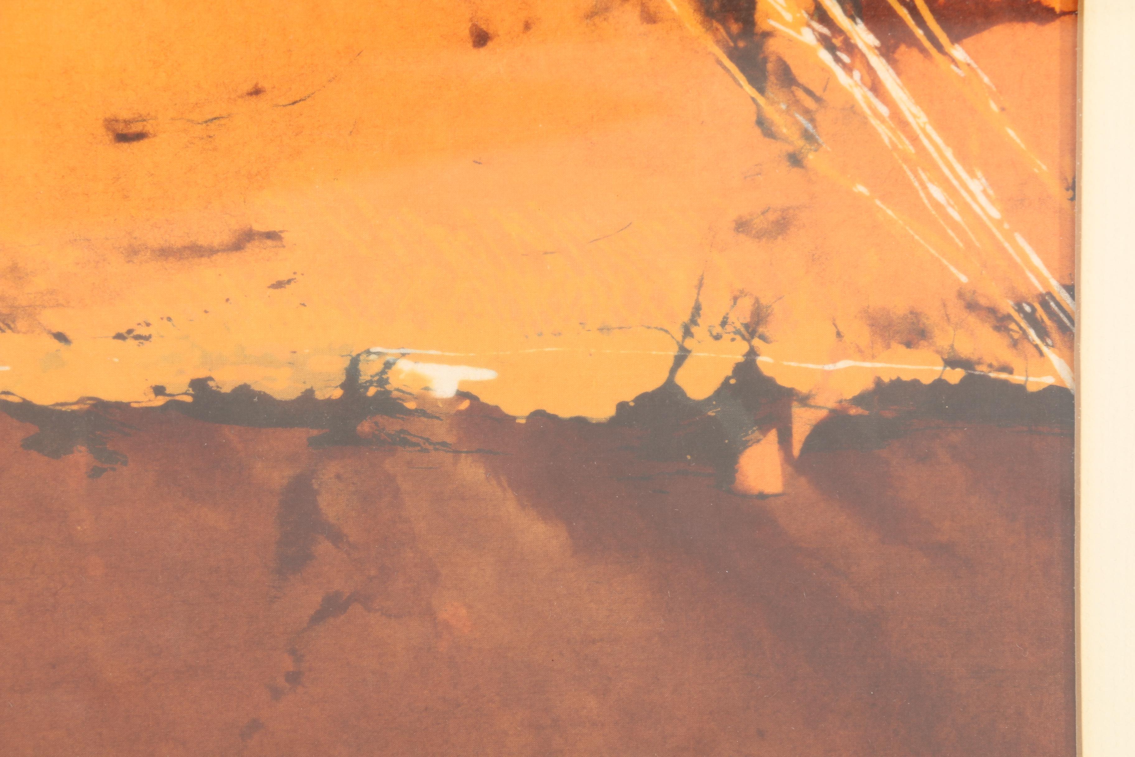 James Kirkell Batik "The Harvest"