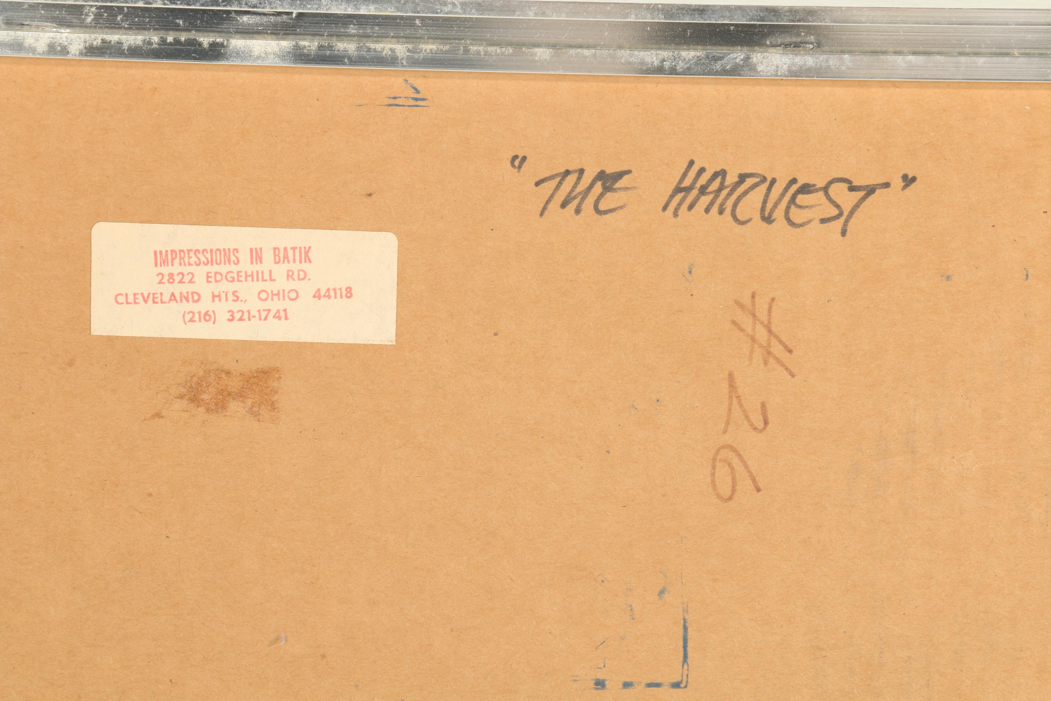 James Kirkell Batik "The Harvest"