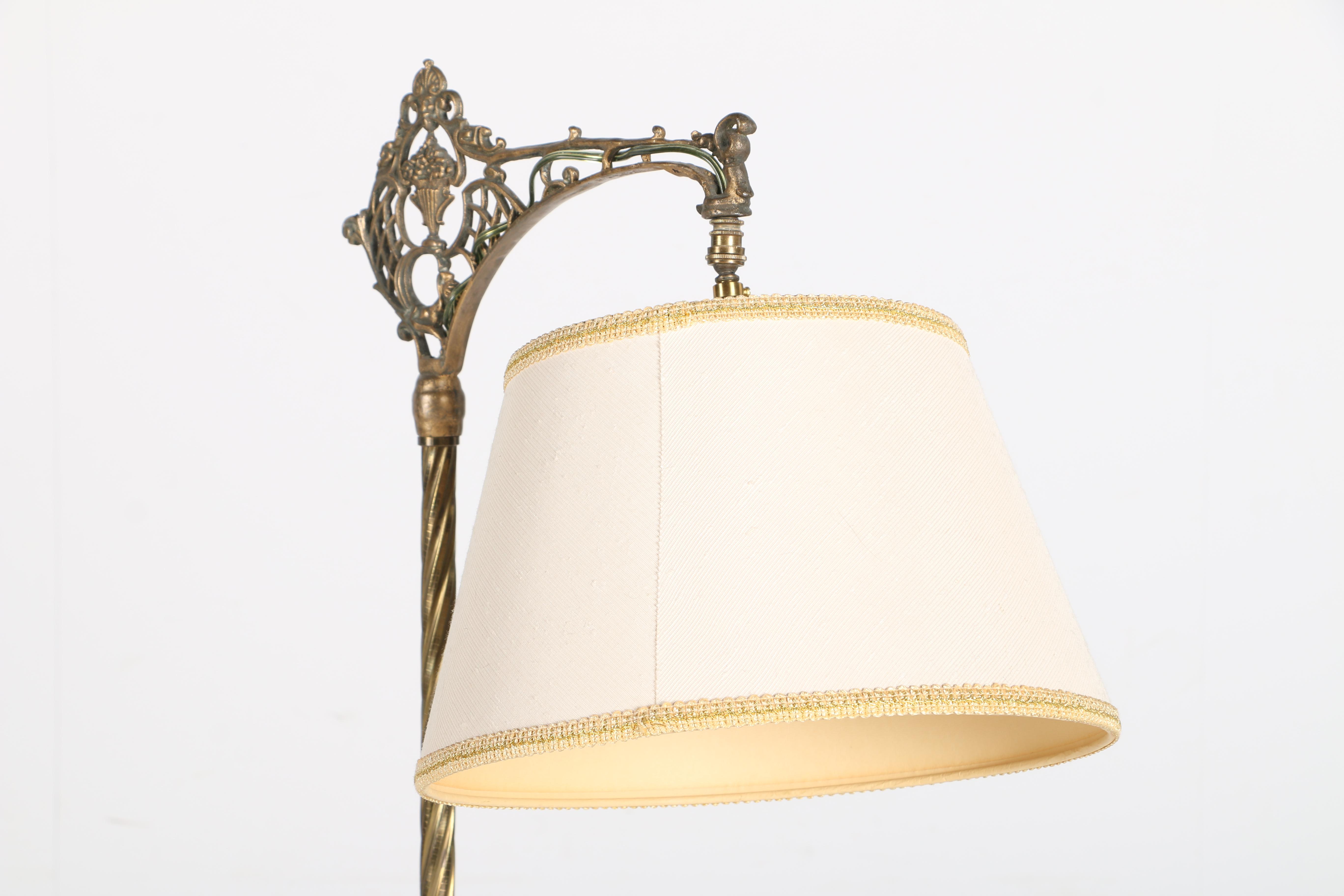 Antique Iron Floor Lamp