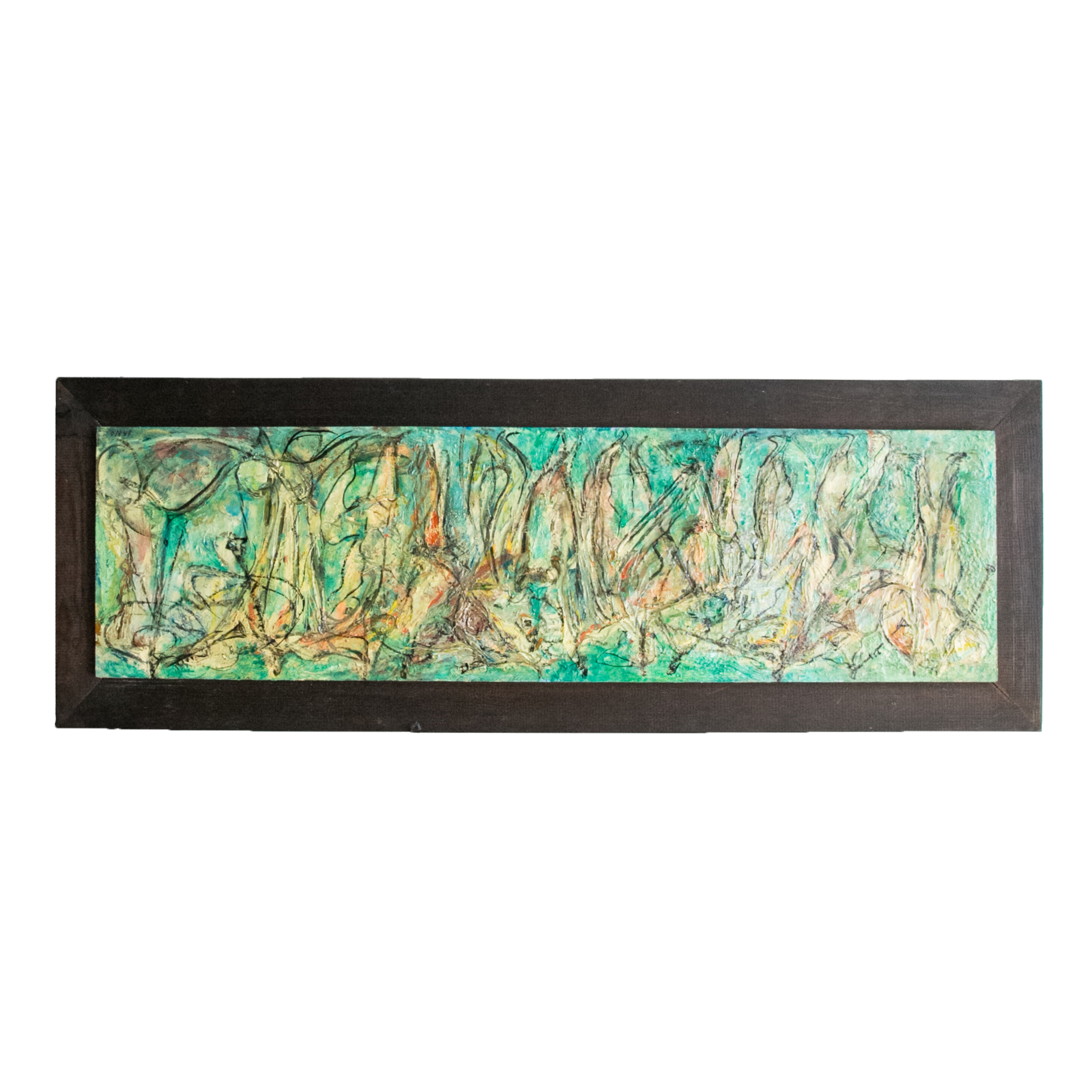 Jano Abstract Acrylic Painting on Board