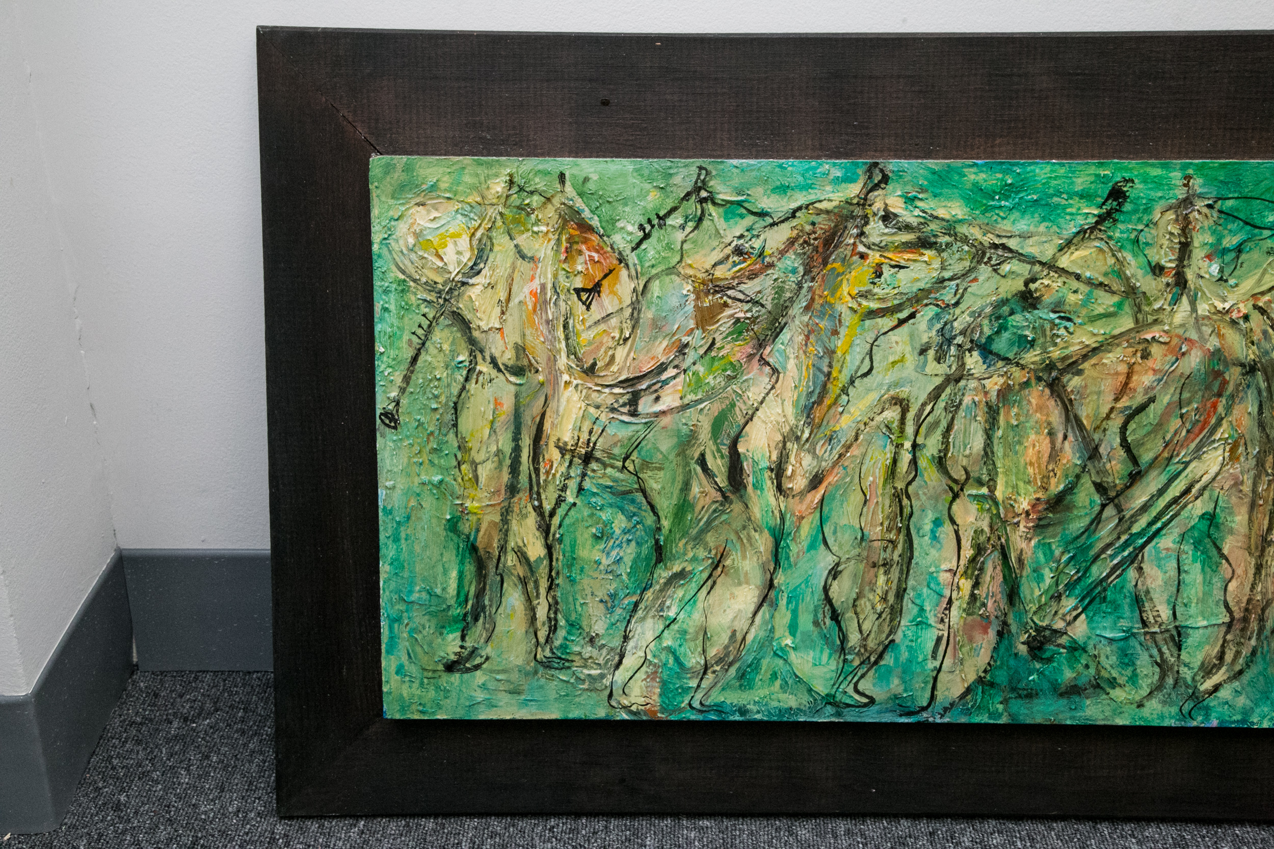 Jano Abstract Acrylic Painting on Board