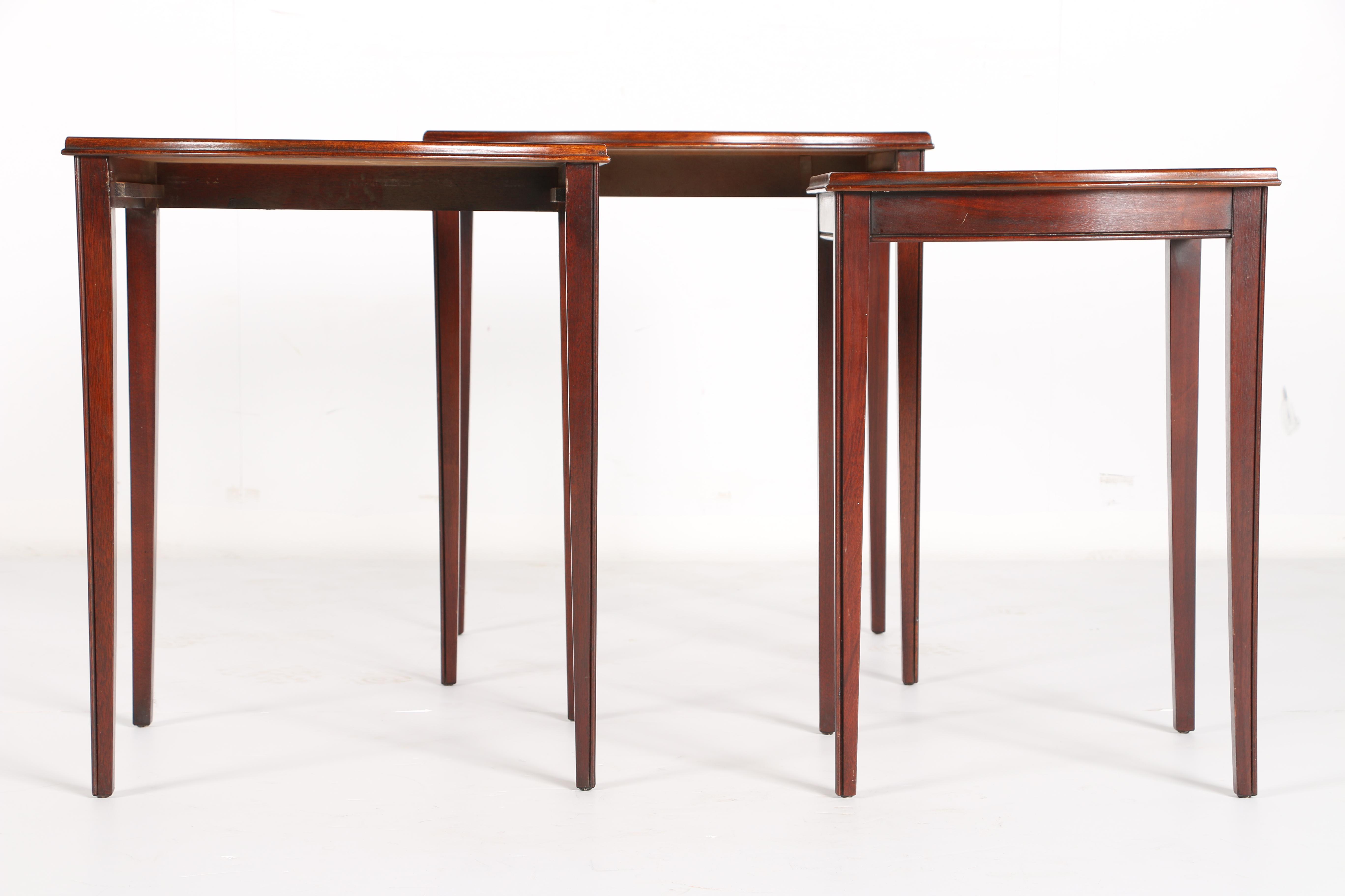 Sheraton Style Nesting Tables