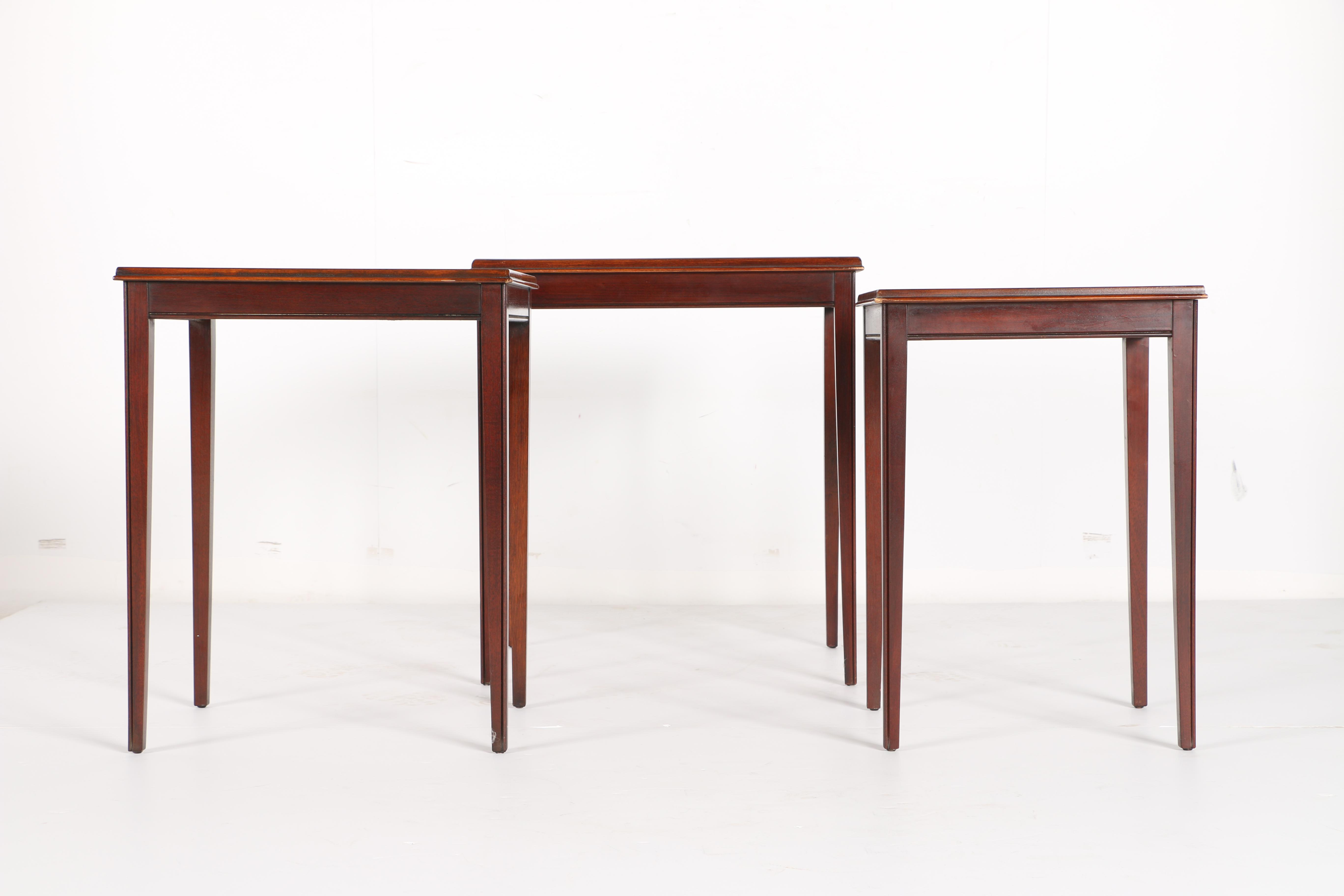 Sheraton Style Nesting Tables