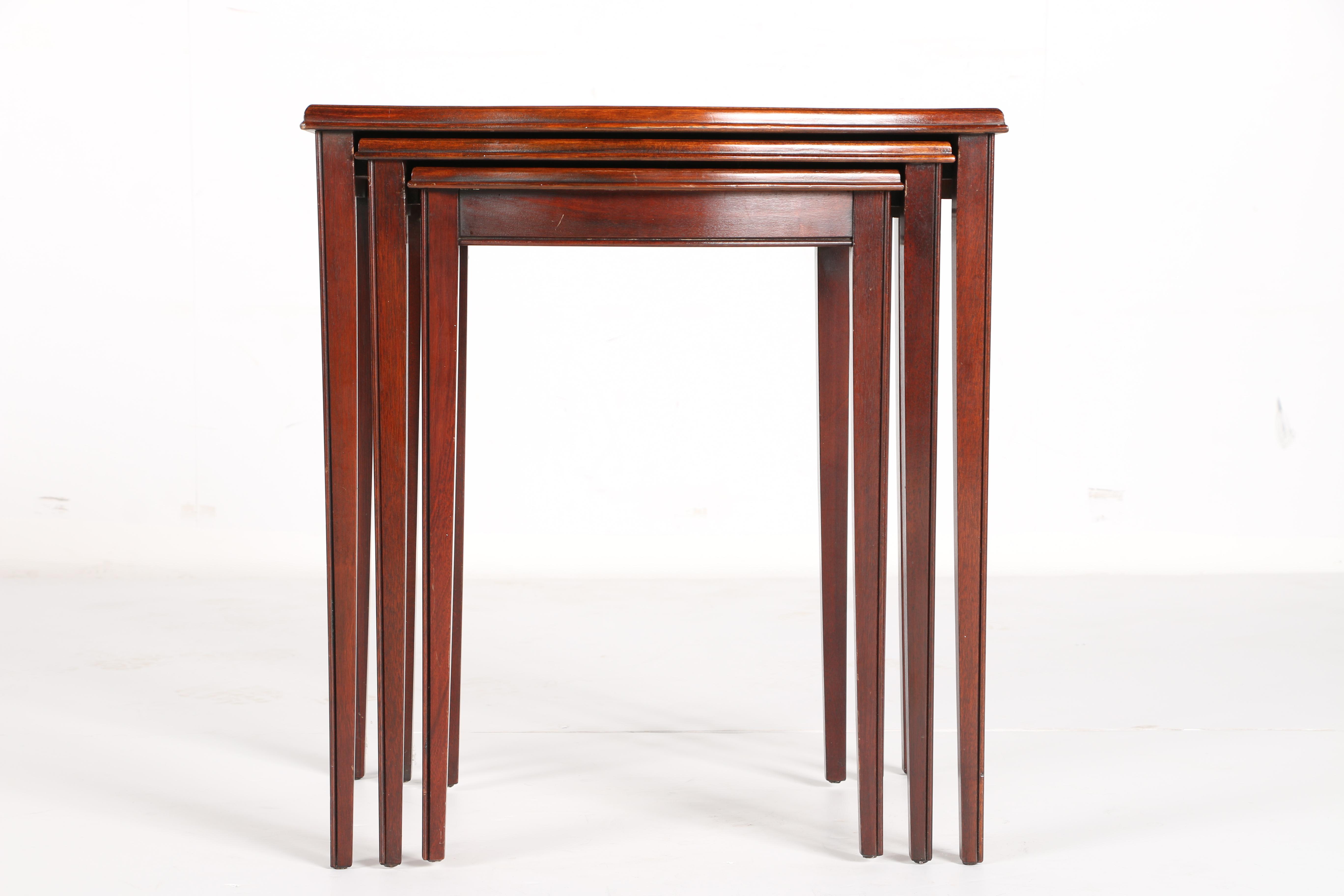Sheraton Style Nesting Tables