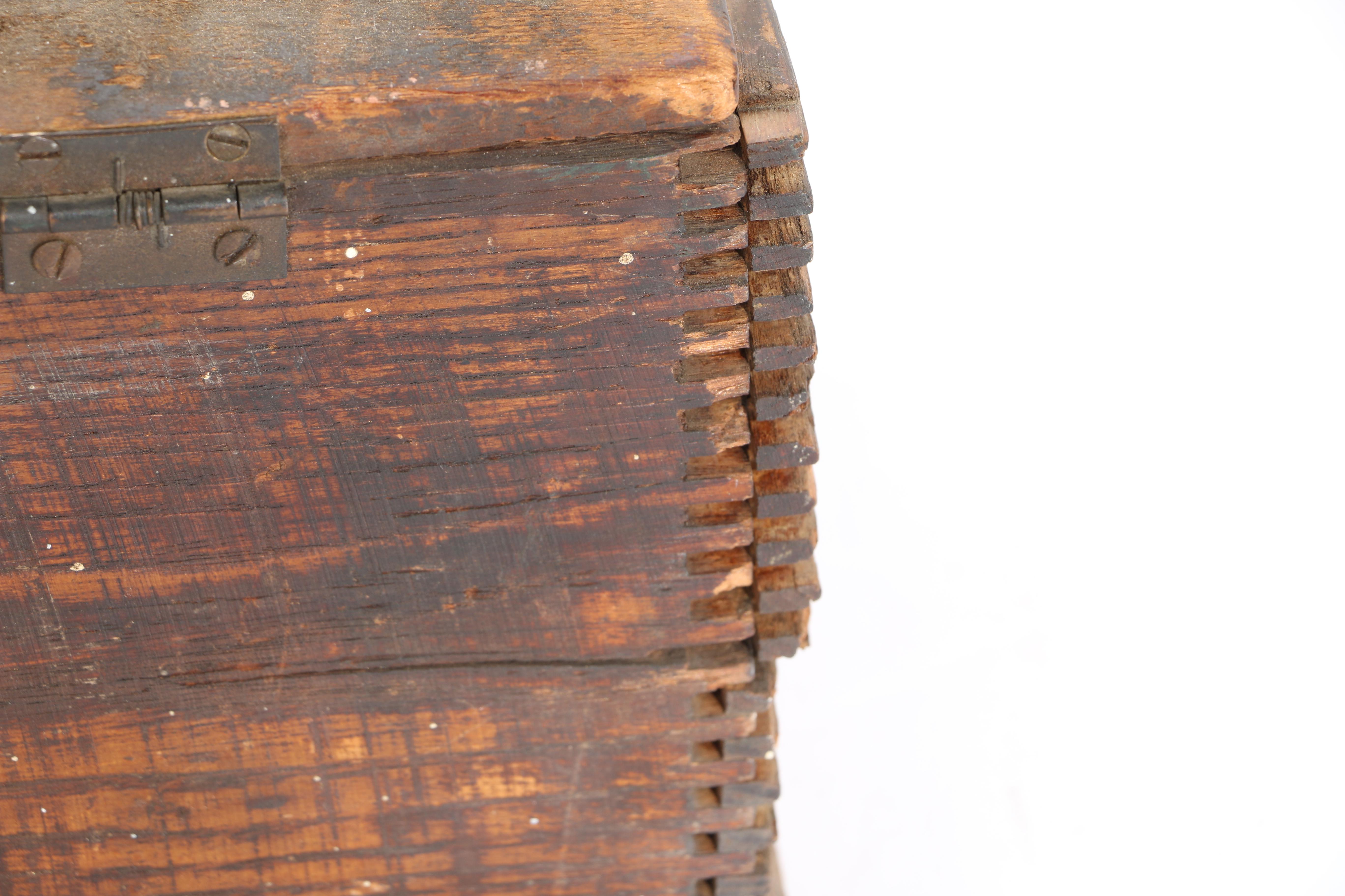 Wooden Box of Vintage Rasps and Files