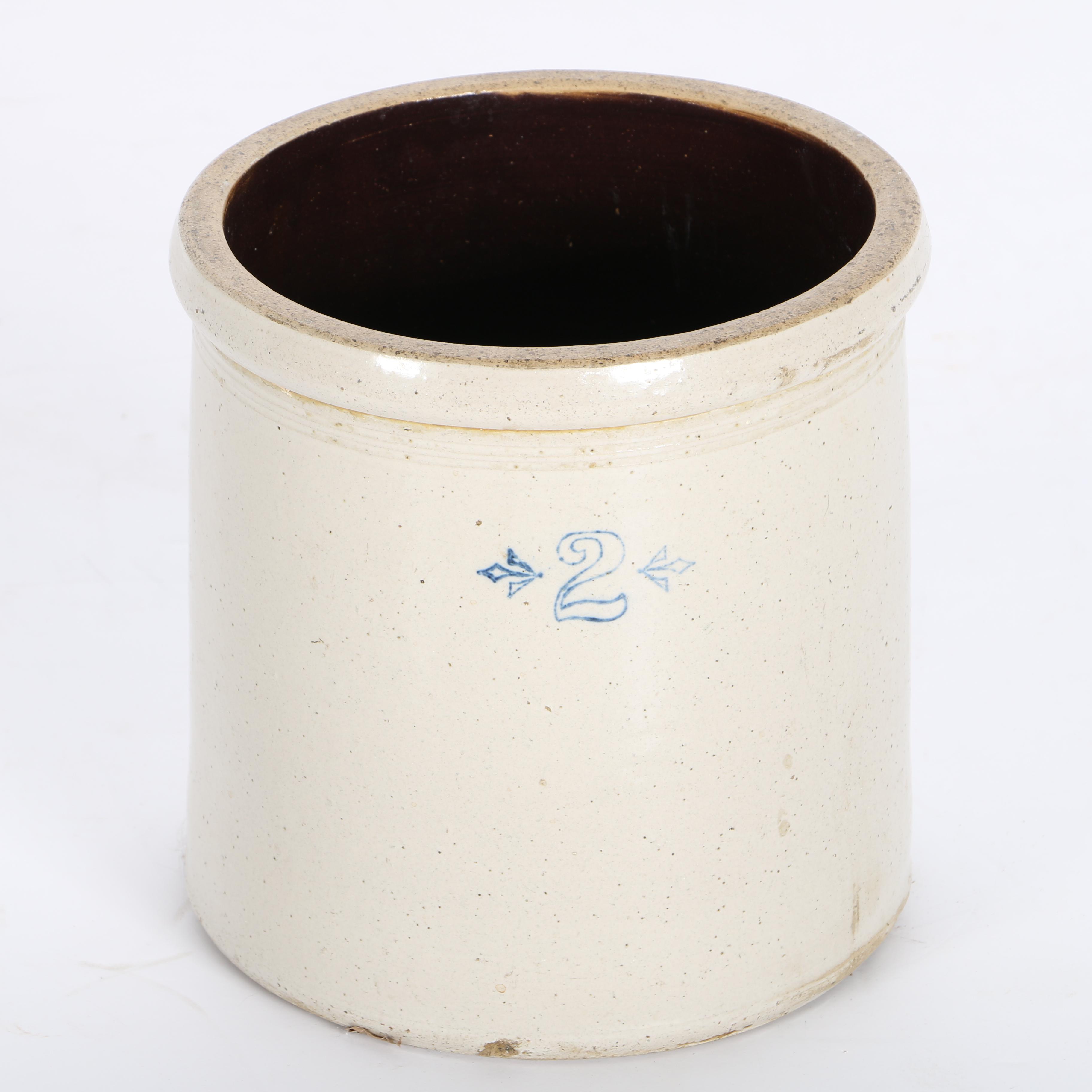 Two Gallon Stoneware Crock