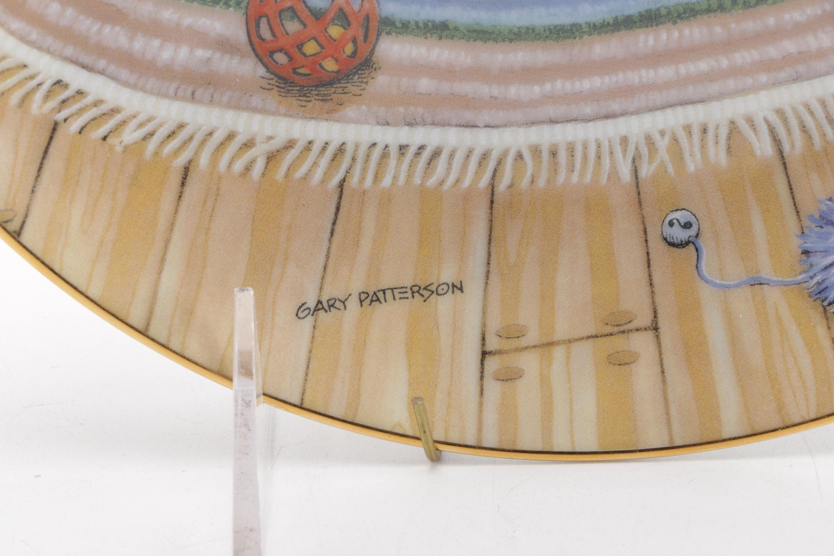 Gary Patterson Danbury Mint Comical Cats Porcelain Plates