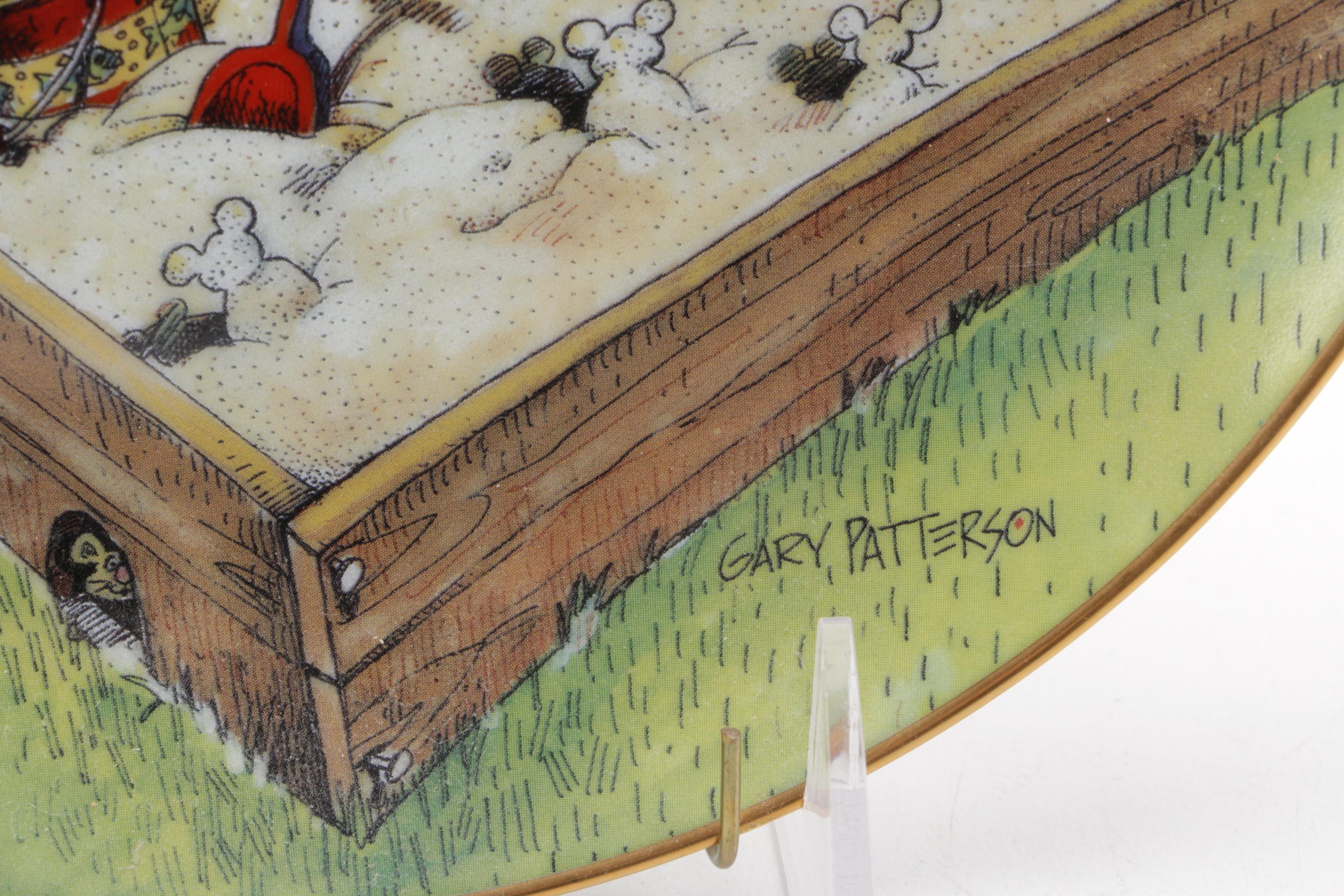 Gary Patterson Danbury Mint Comical Cats Porcelain Plates