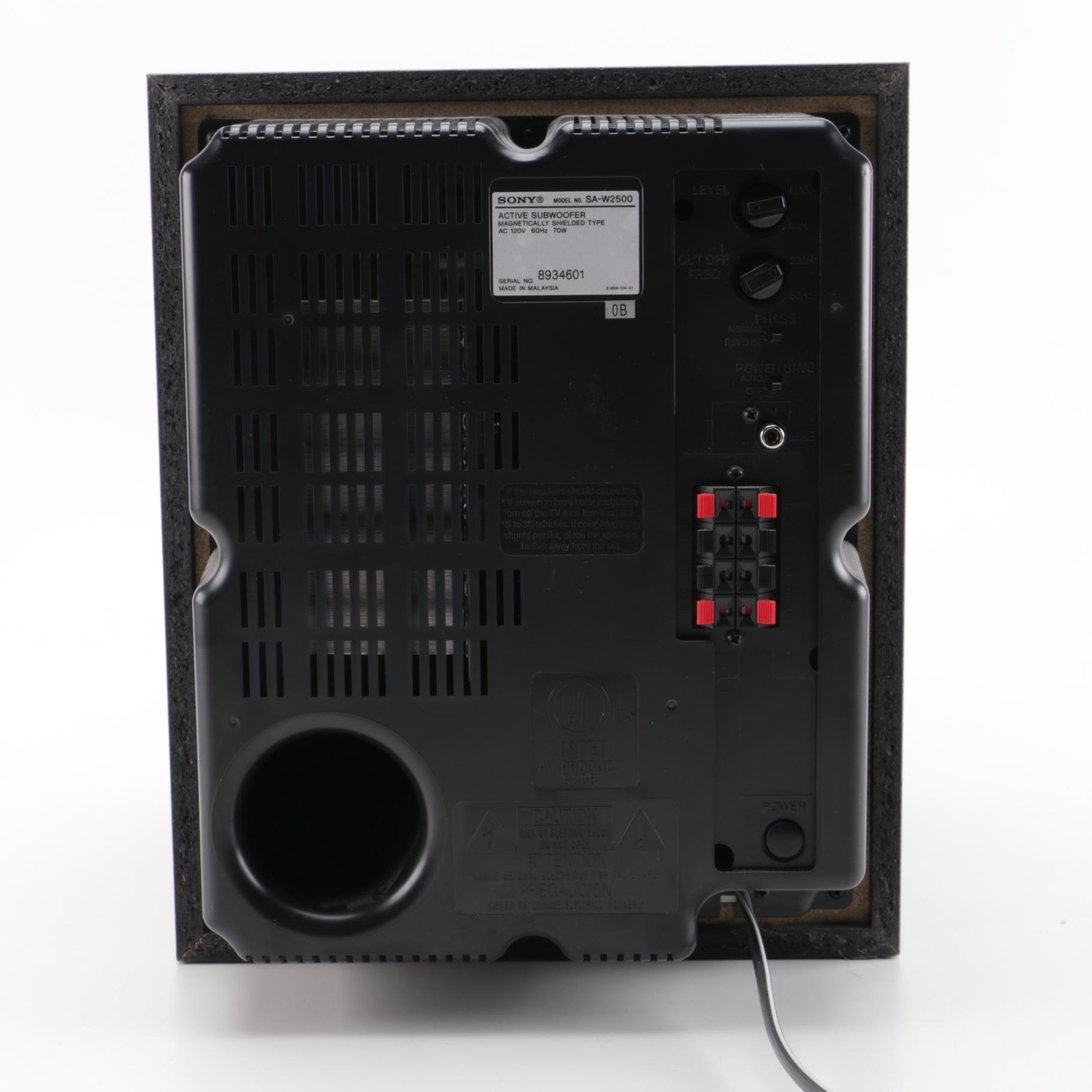 Sony Active Subwoofer