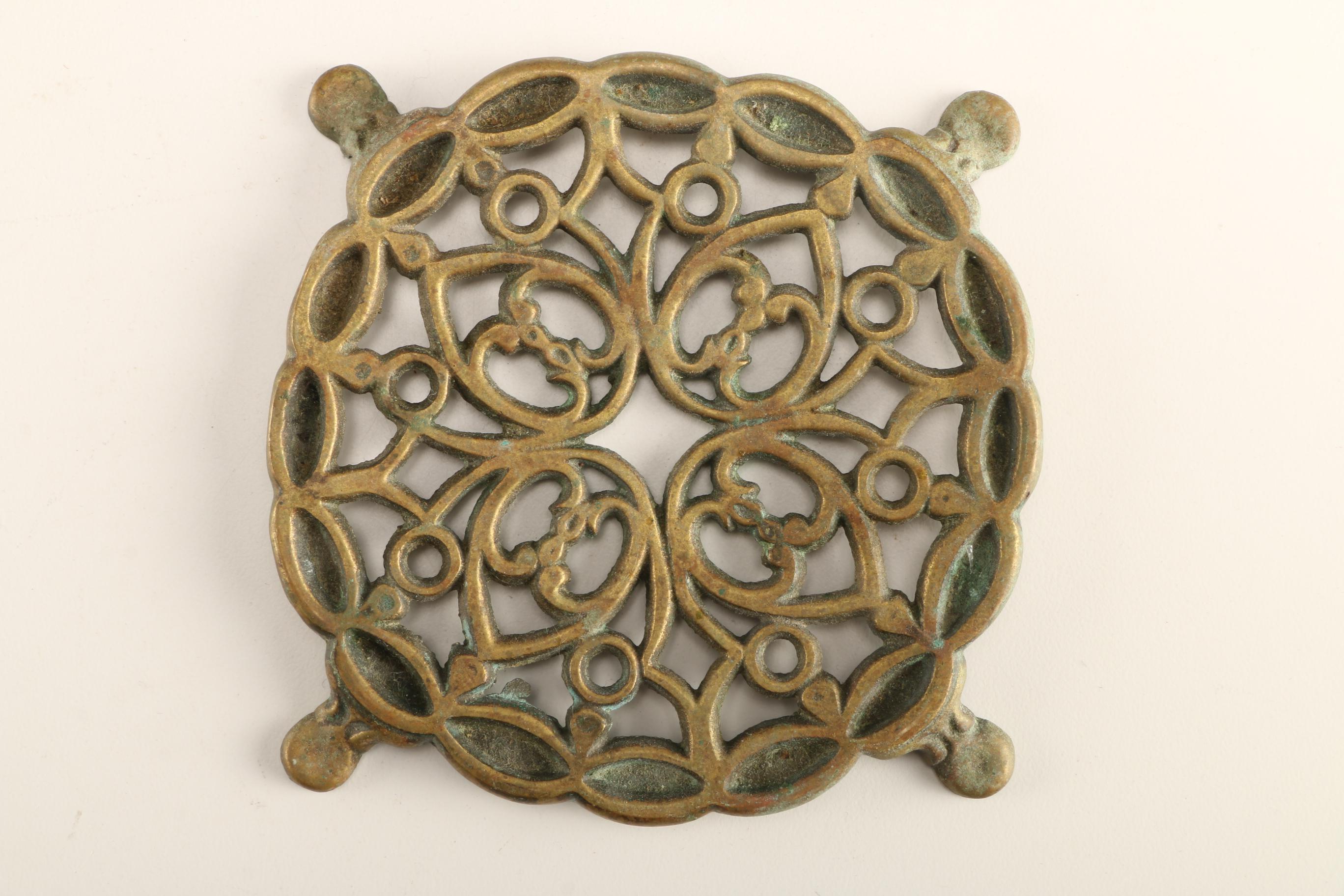 Brass Trivets Including Colonial Williamsburg