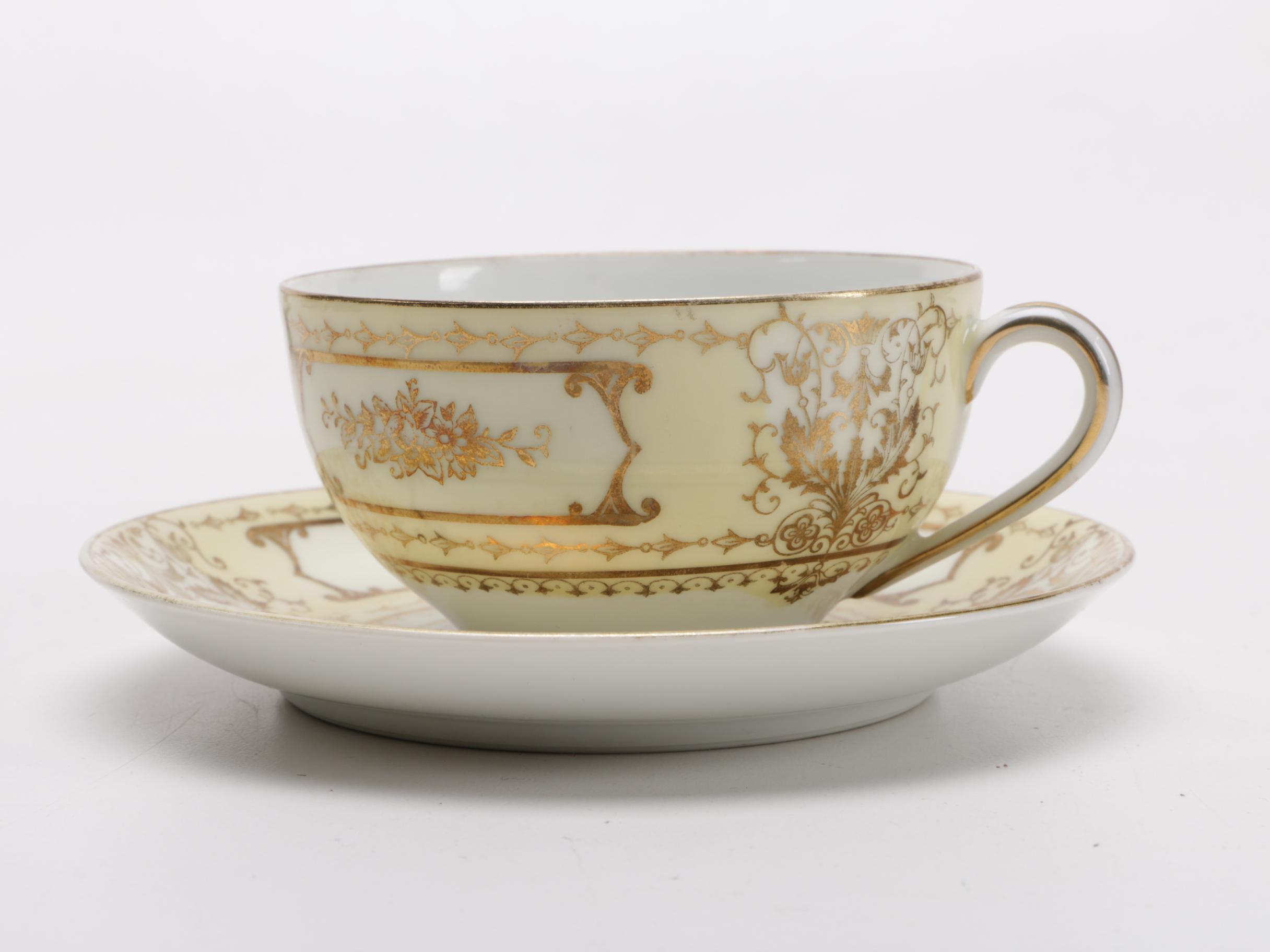 Teacups and Saucers Featuring Nippon