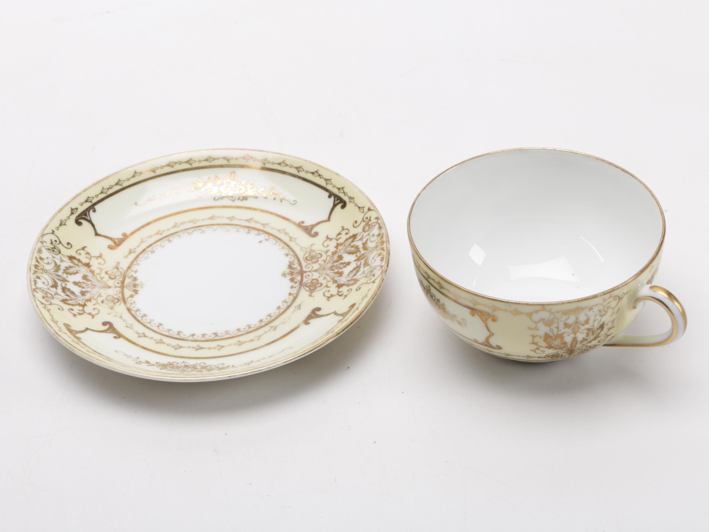 Teacups and Saucers Featuring Nippon