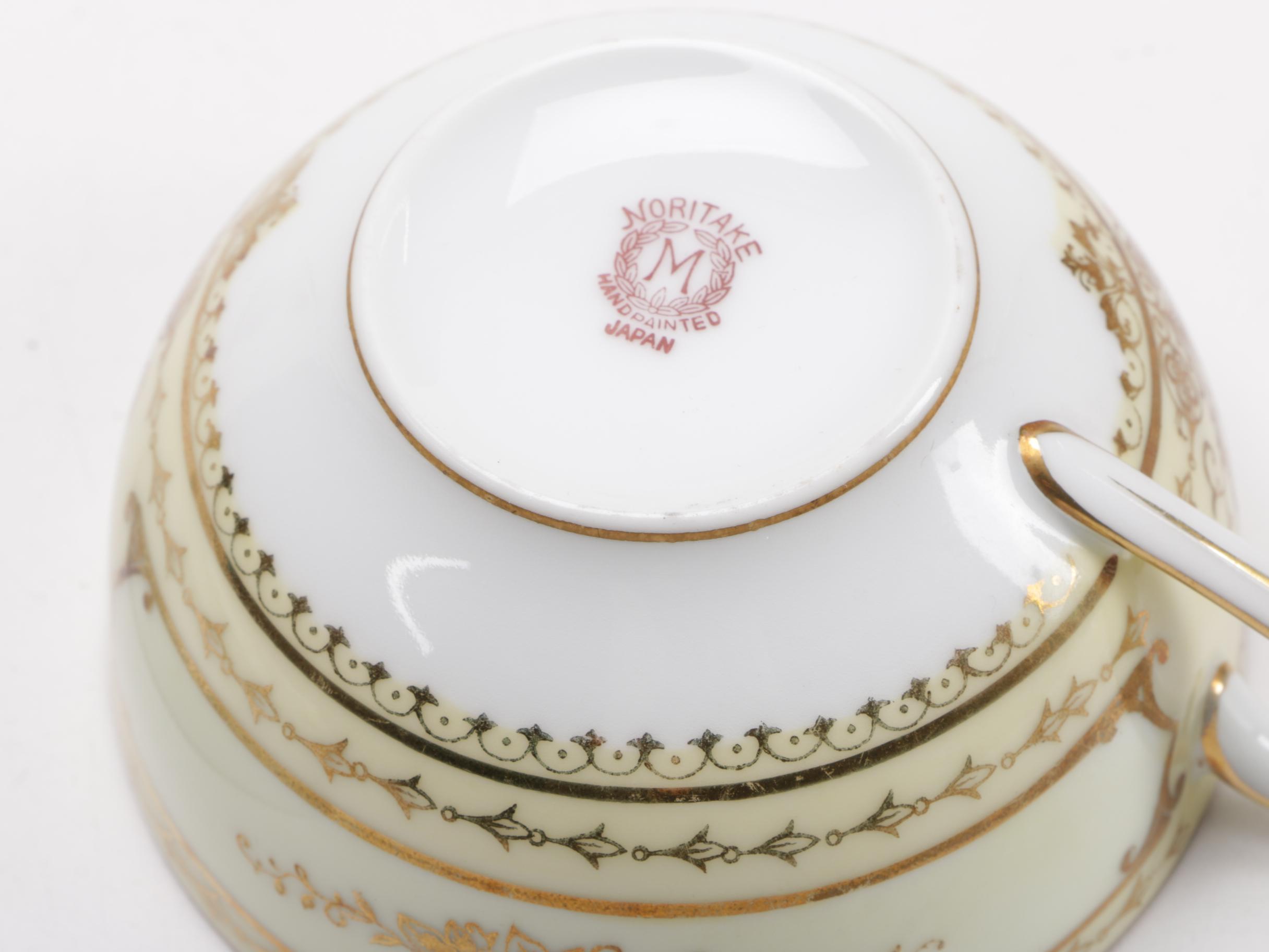 Teacups and Saucers Featuring Nippon