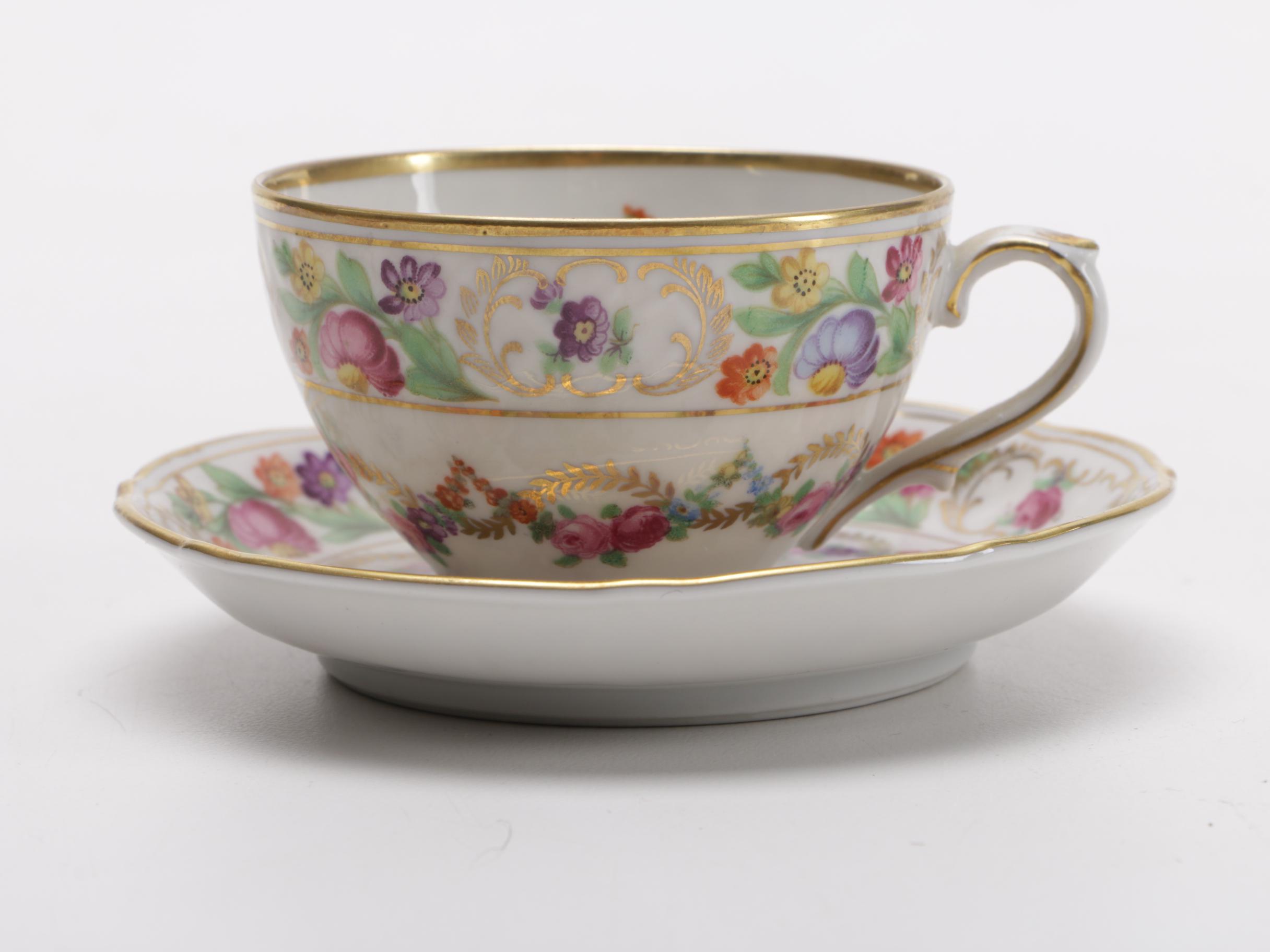 Teacups and Saucers Featuring Nippon