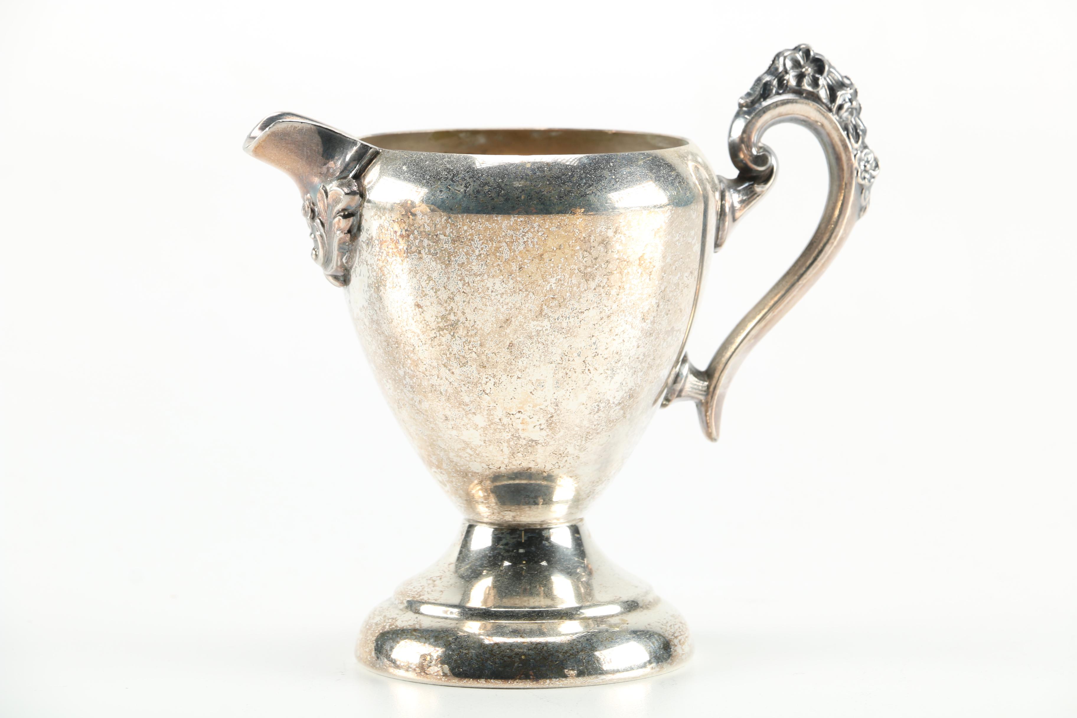 Silver Plate Coffee Service With Tray