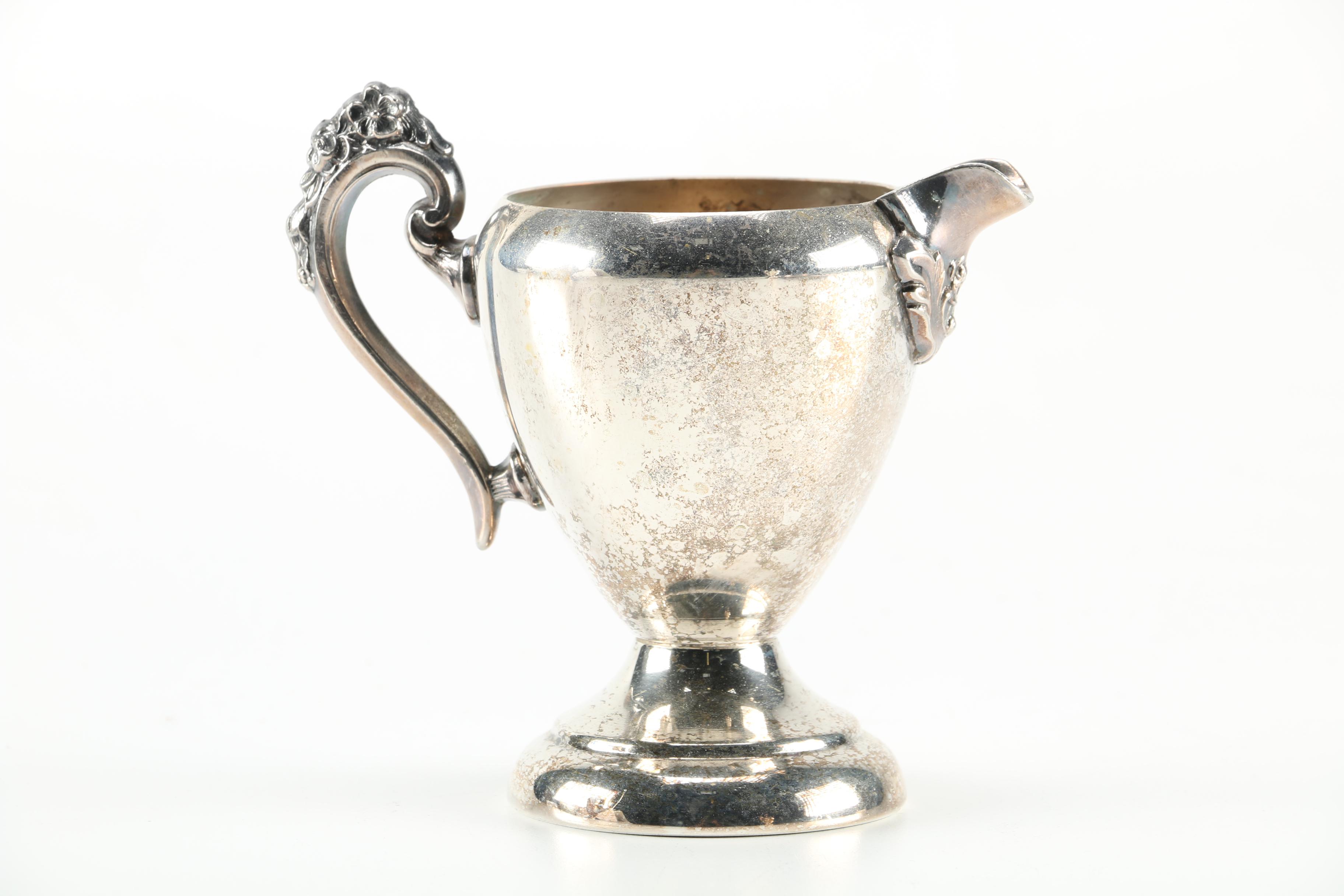 Silver Plate Coffee Service With Tray