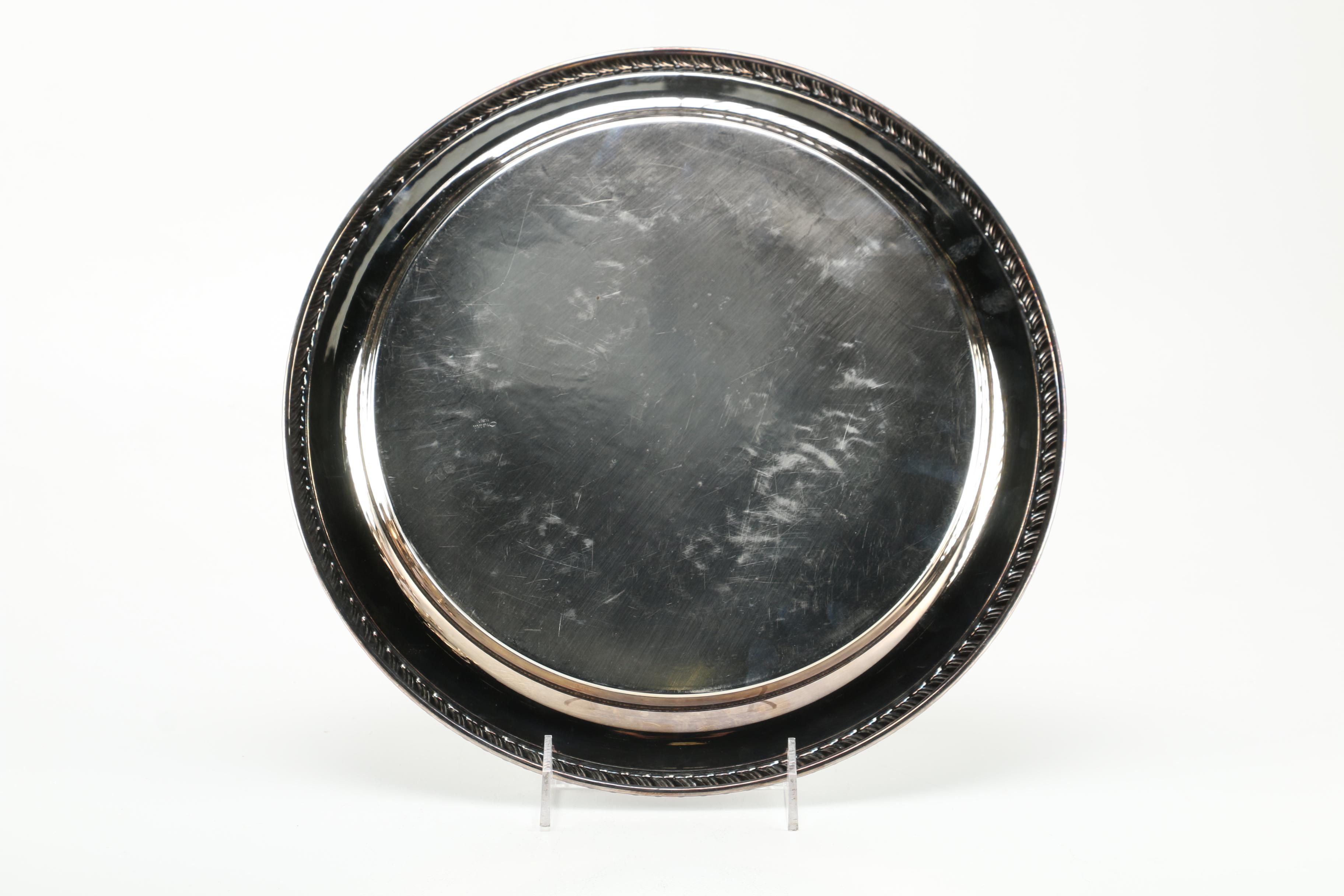 Silver Plate Coffee Service With Tray