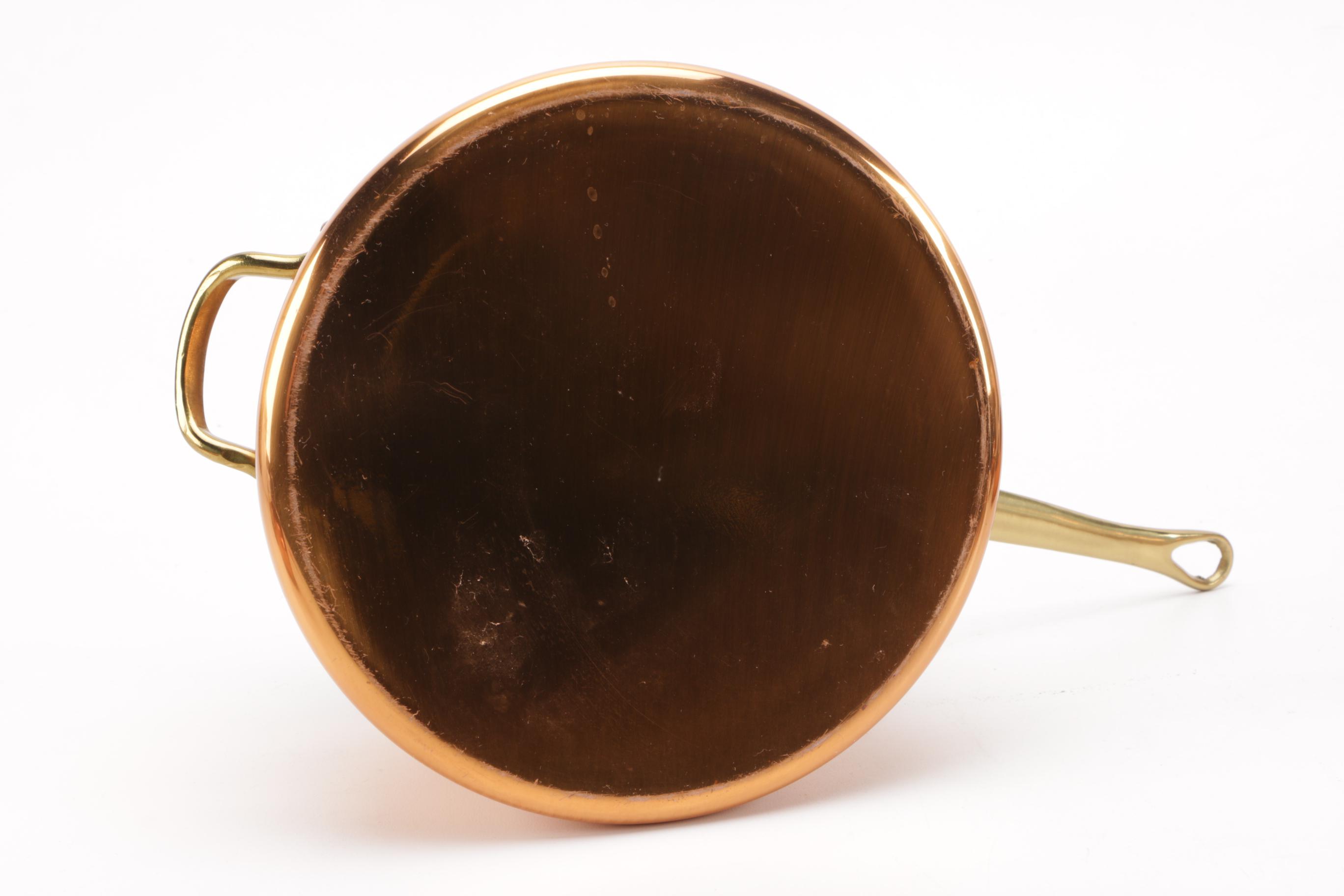 Collection of Copper Molds and Cooking Pots