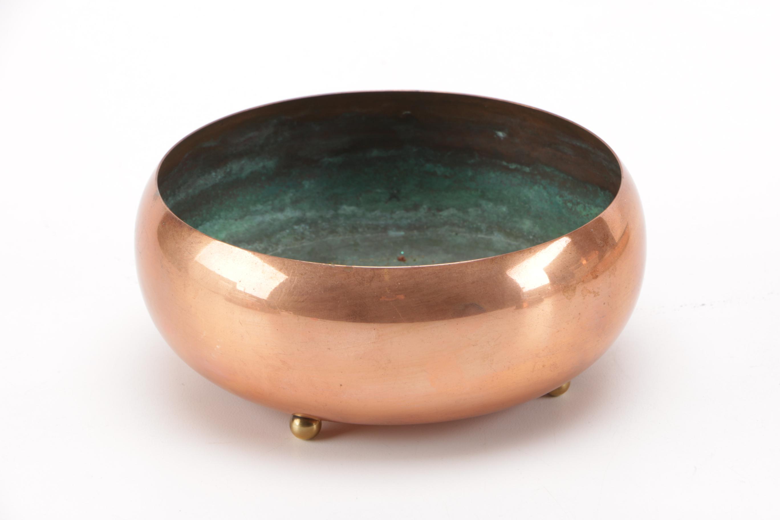 Collection of Copper Molds and Cooking Pots