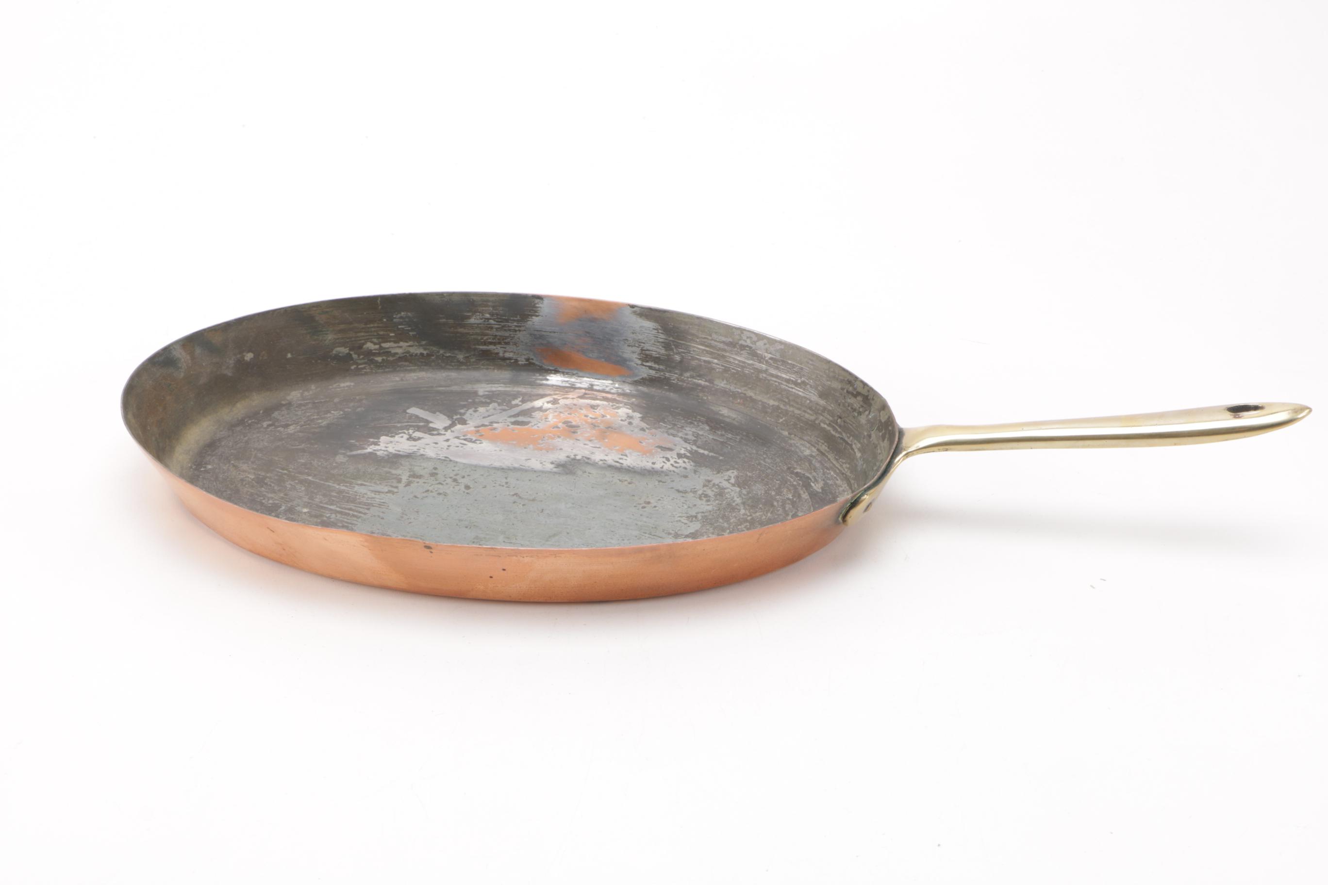 Collection of Copper Molds and Cooking Pots