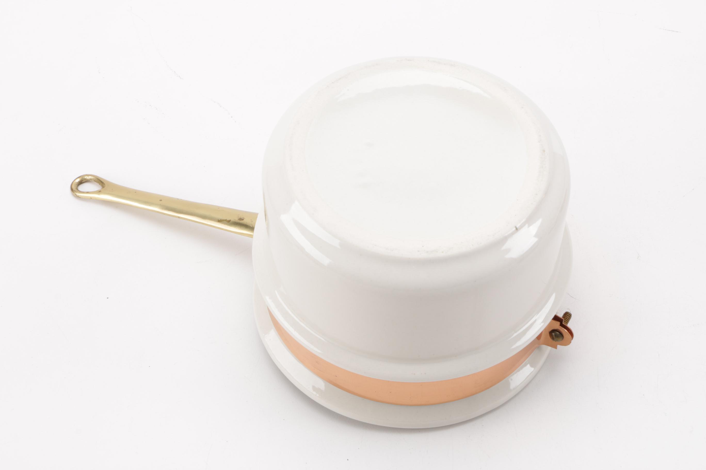 Collection of Copper Molds and Cooking Pots