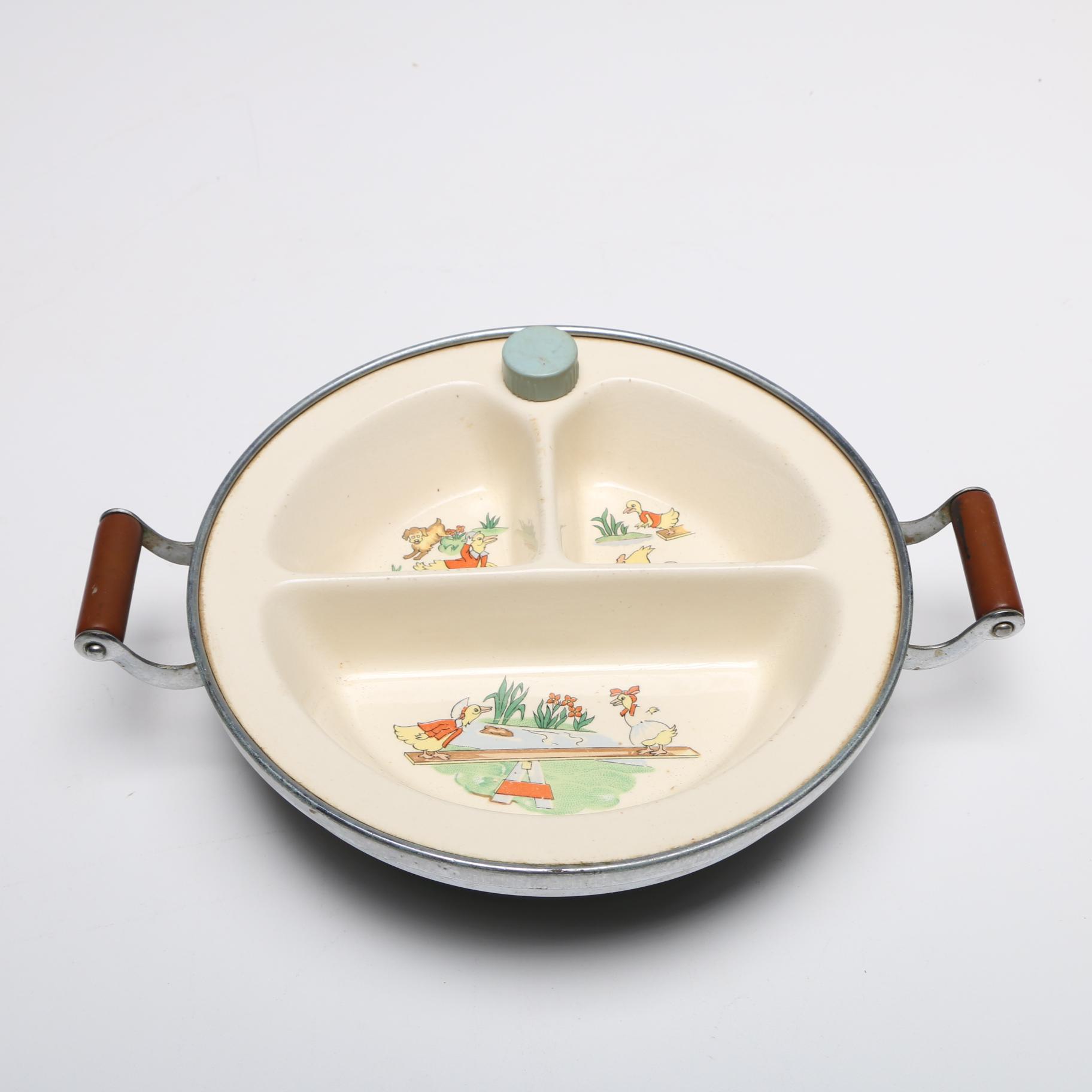 Vintage Baby Plate