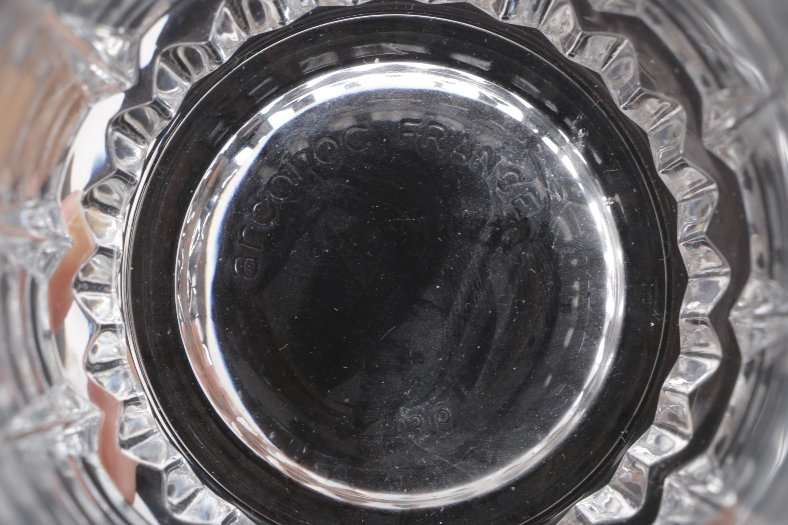 Arcoroc "Lancer" Crystal Rocks Glasses