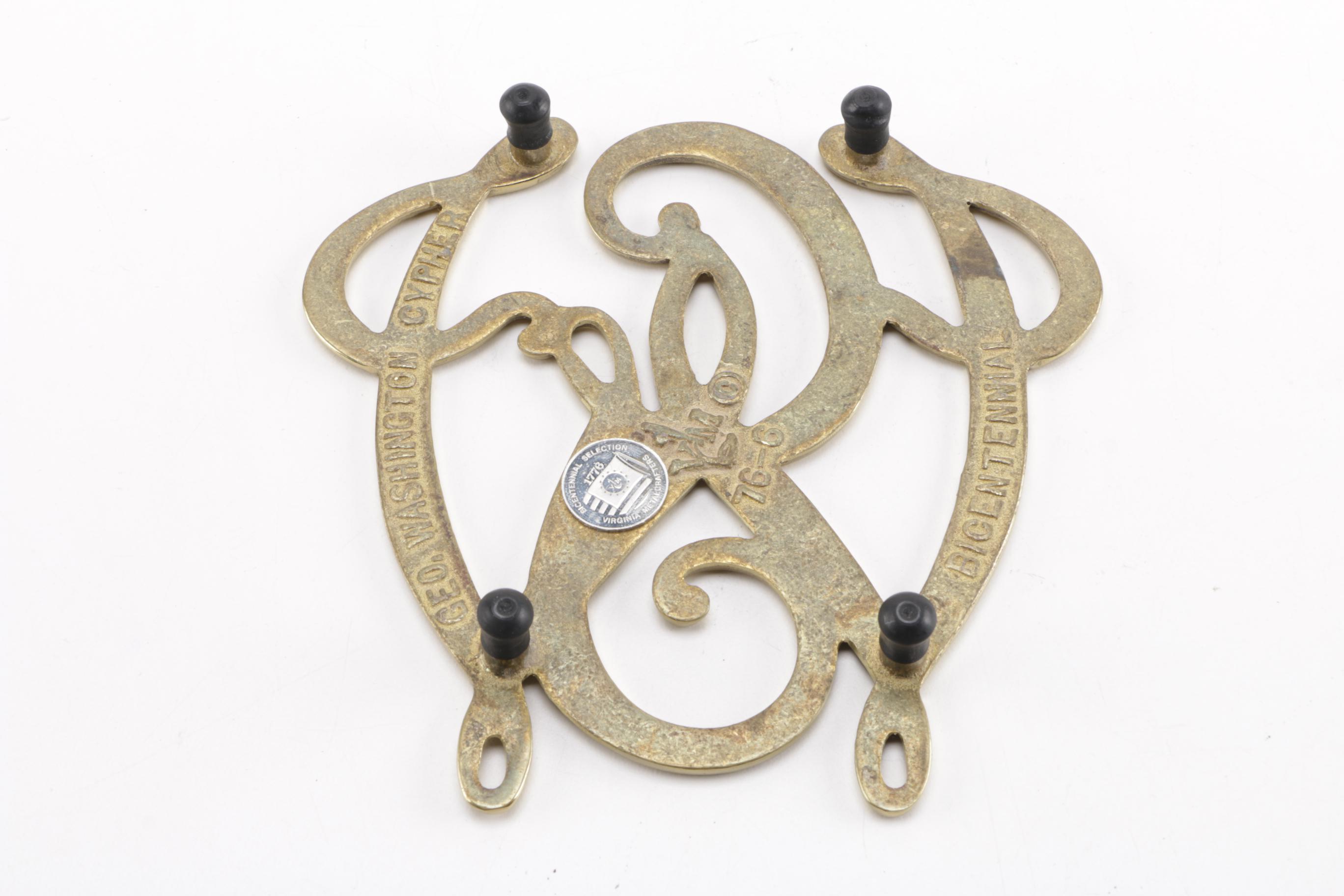 Virginia Metalcrafters Bicentennial George Washington Cypher