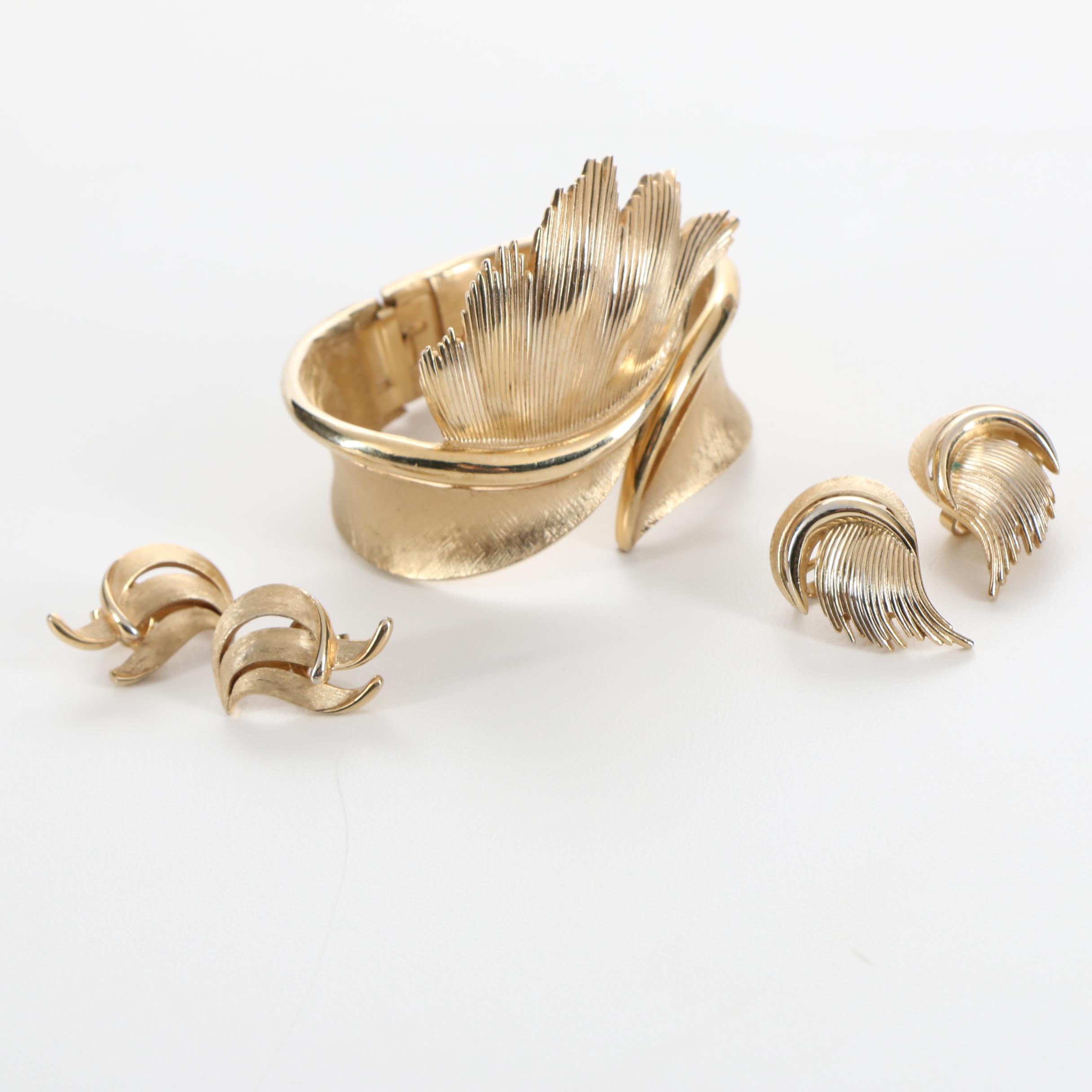 Crown Trifari Costume Jewelry Demi Parure