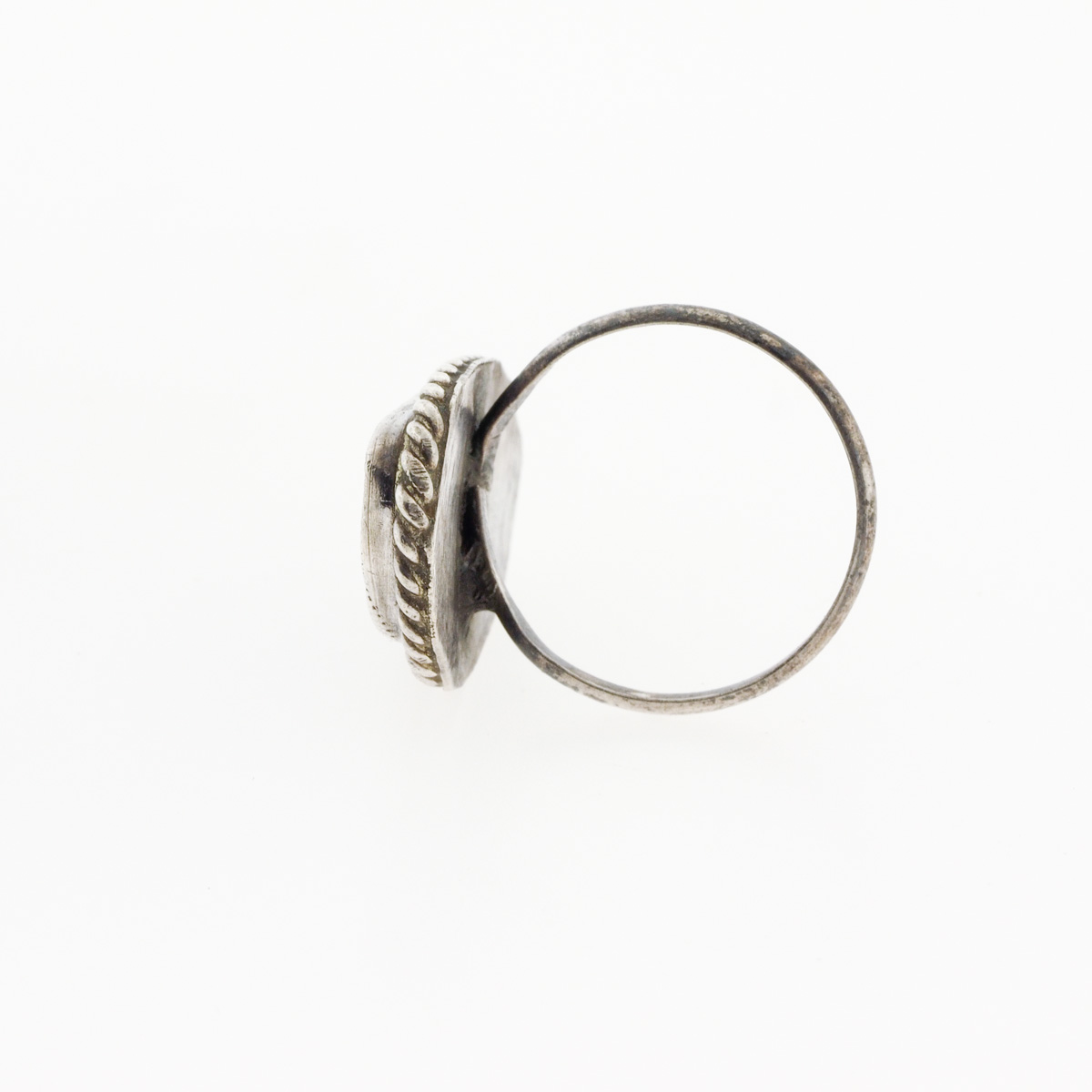 Vintage Sterling Silver and Turquoise Bracelet, Earrings and Ring Set