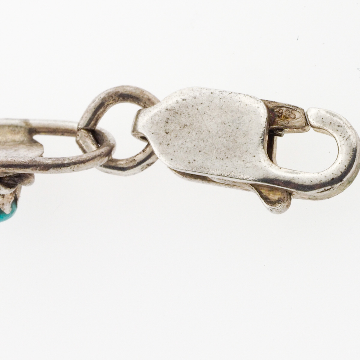 Vintage Sterling Silver and Turquoise Bracelet, Earrings and Ring Set