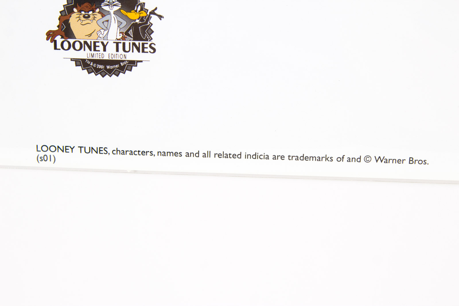 Looney Tunes "Touch Down" Michigan Wolverine Football Lithograph