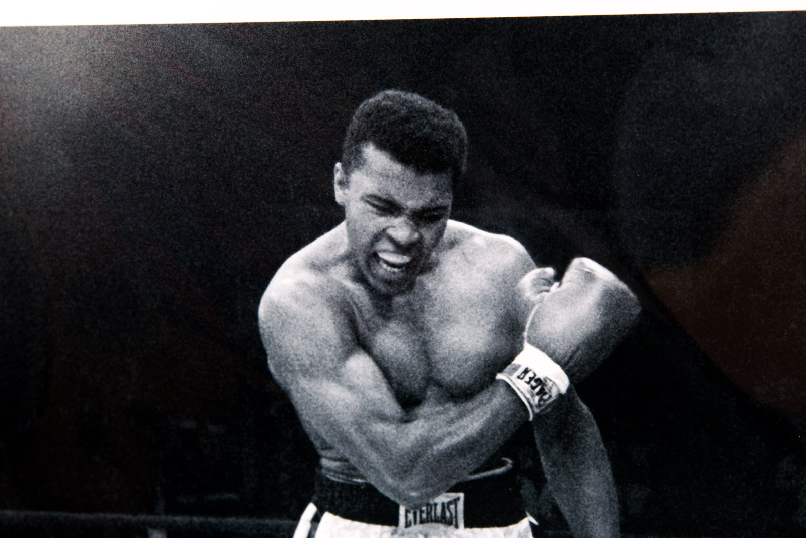 "Phantom Punch" Muhammad Ali and Sonny Liston Fuji Crystal Photograph