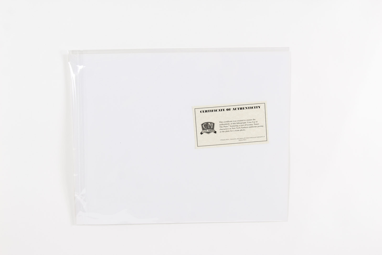 Looney Tunes "Line-Up At the Plate" New York Yankees Offset Lithograph