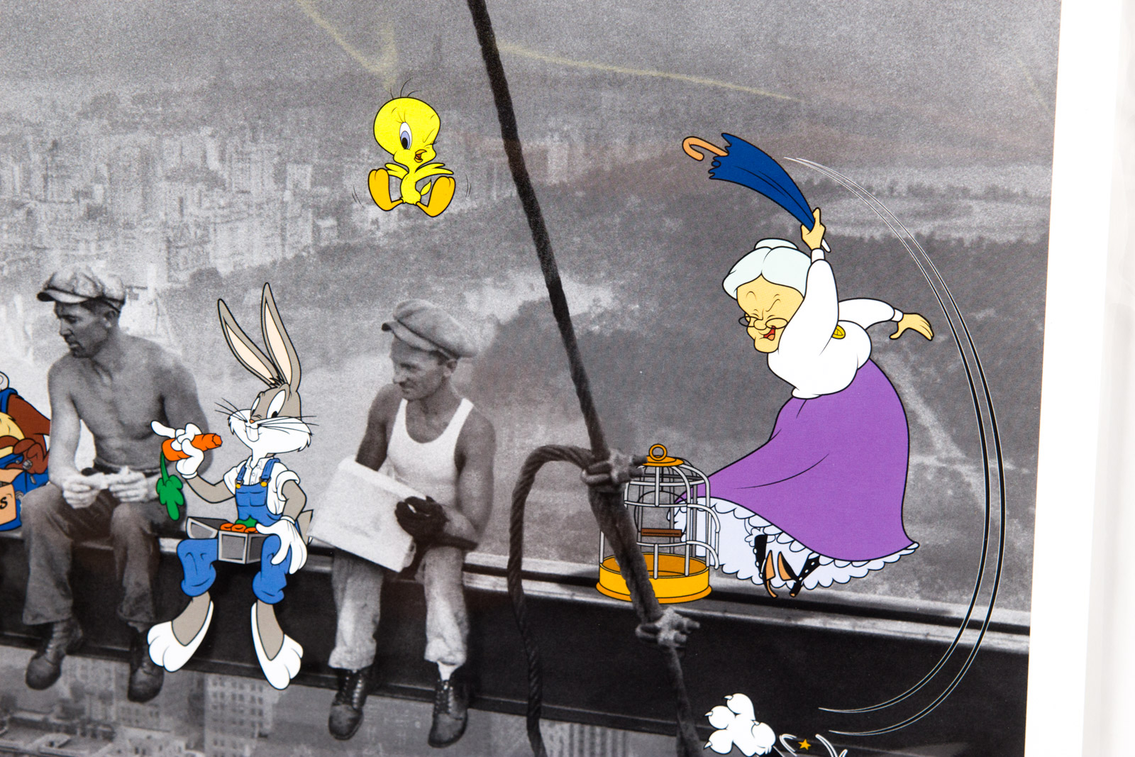 Looney Tunes "Lunch Break" Photoanimation Offset Lithograph