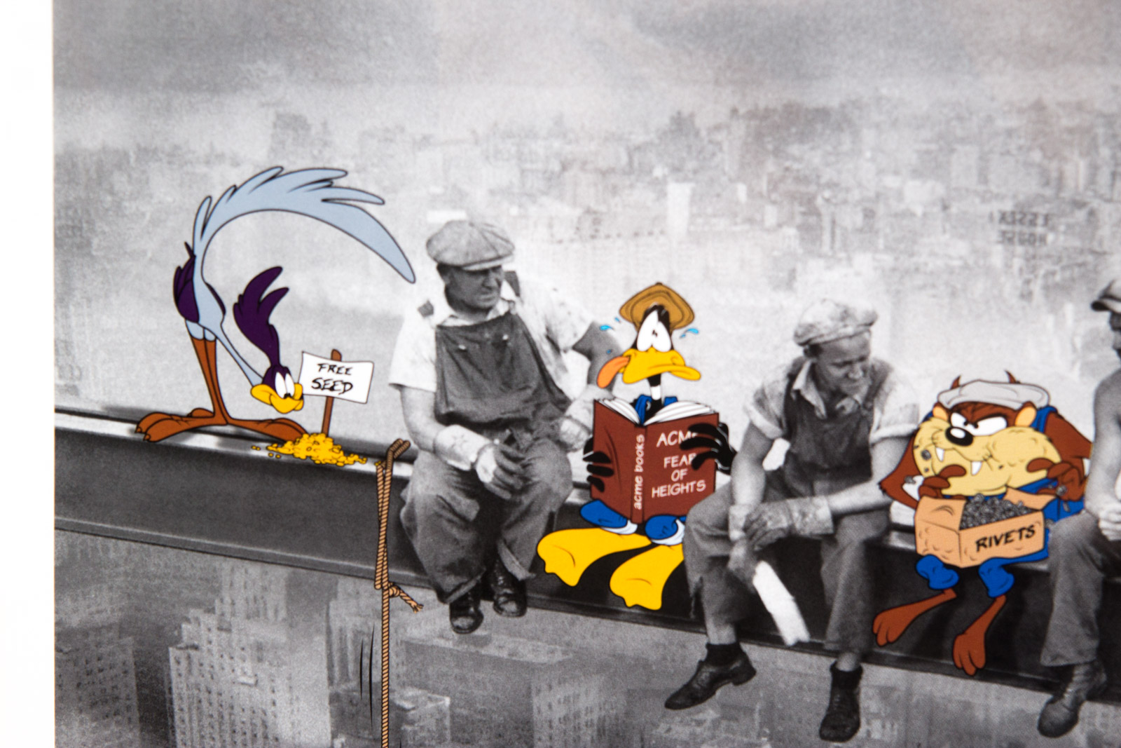 Looney Tunes "Lunch Break" Photoanimation Offset Lithograph