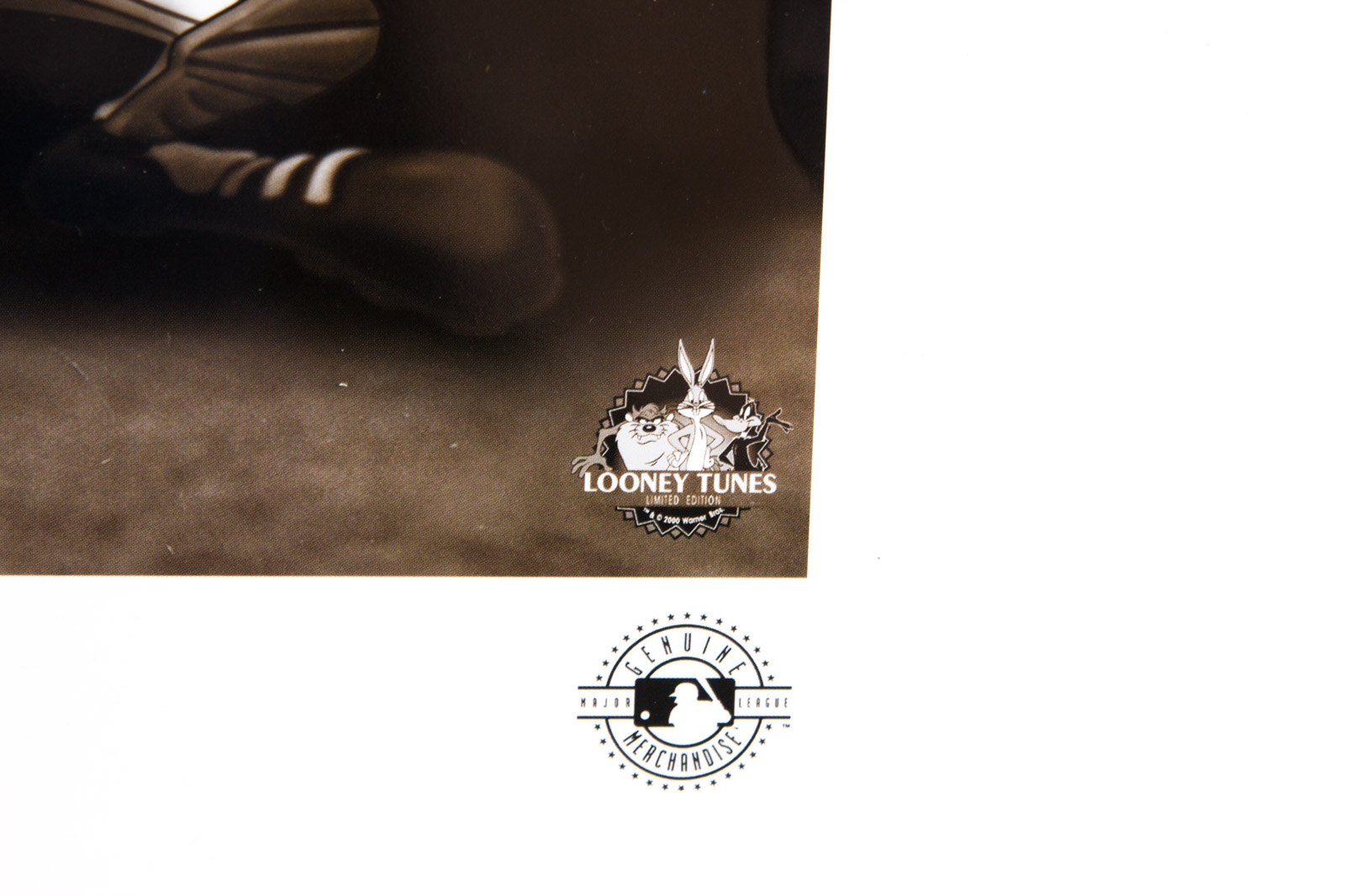 "Taz and Junior" Cincinnati Reds Photoanimation Offset Lithograph