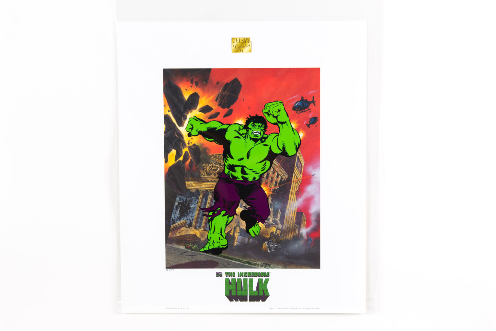 After Dave Cockrum and Joe Jusko Lithoserigraph "The Incredible Hulk"