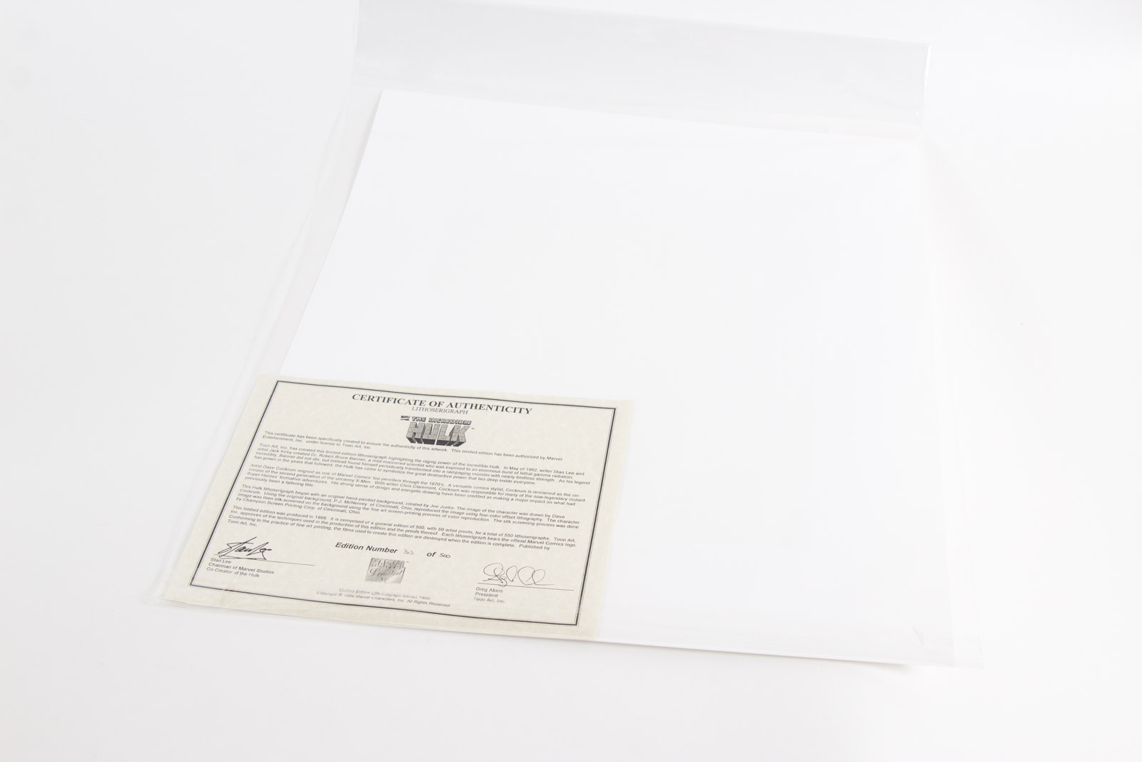 After Dave Cockrum and Joe Jusko Lithoserigraph "The Incredible Hulk"