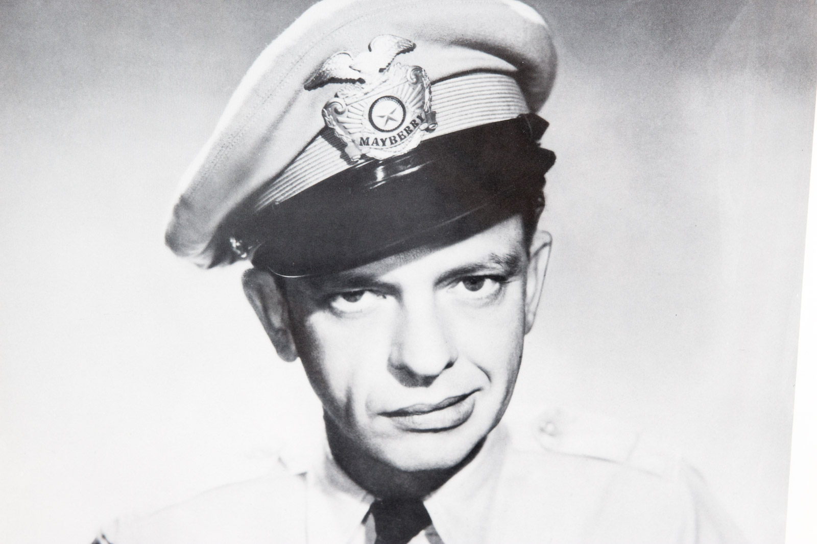 Don Knotts Signed "The Andy Griffith Show" Barney Fife Photograph