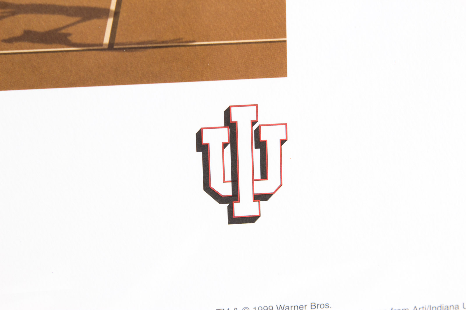 Bob Knight Signed Looney Tunes "Slam Dunk" Indiana University Hoosiers Lithoserigraph