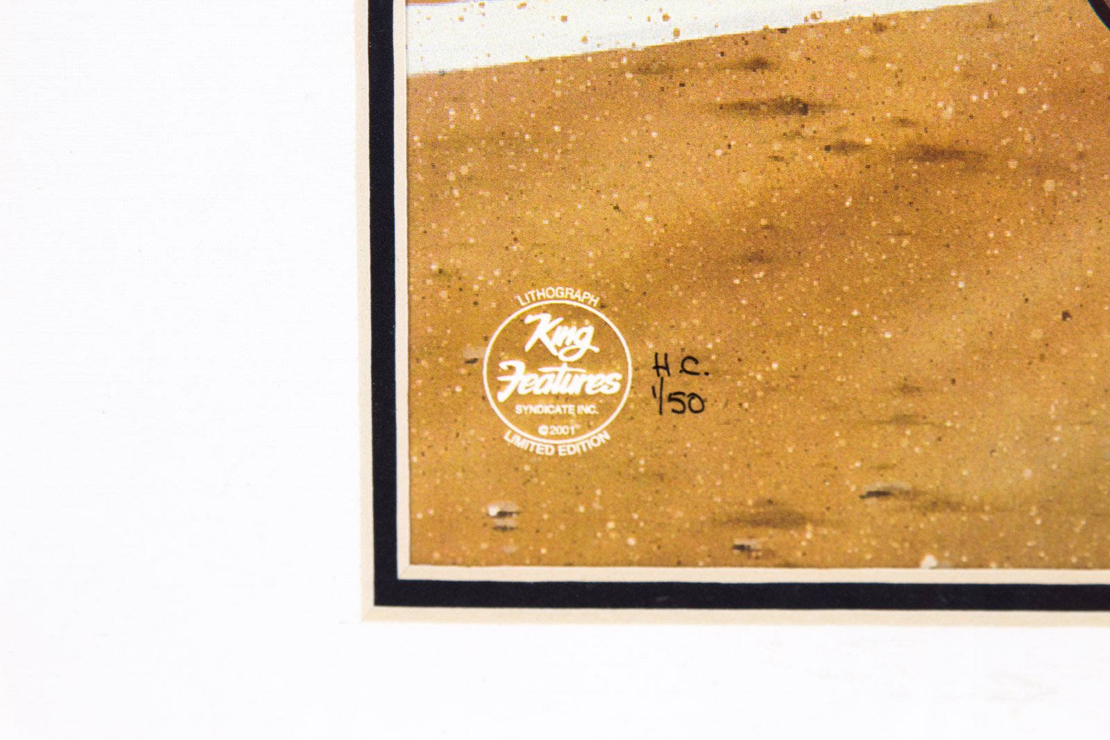 Yogi Berra Signed "Homerun Popeye" New York Yankees Offset Lithograph