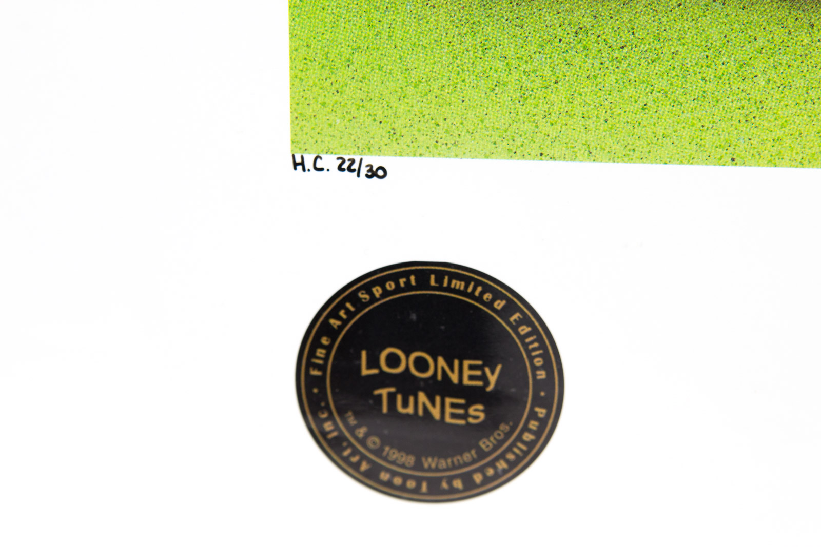 "The Big Red Machine" Looney Tunes Offset Lithograph Signed by Pete Rose, Johnny Bench, Ken Griffey, and more