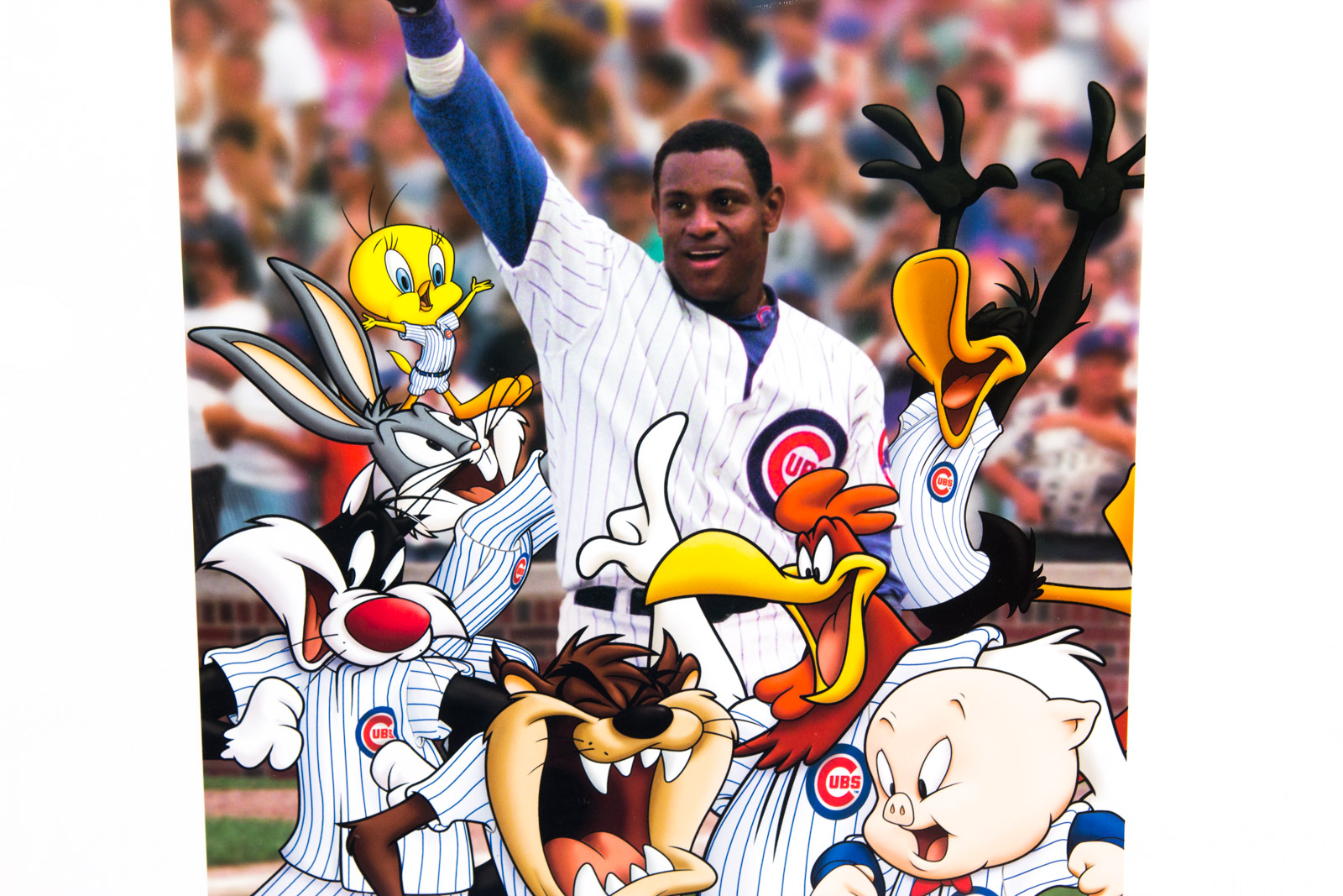 "Slammin' Sammy" Sammy Sosa Looney Tunes Photoanimation Offset Lithograph
